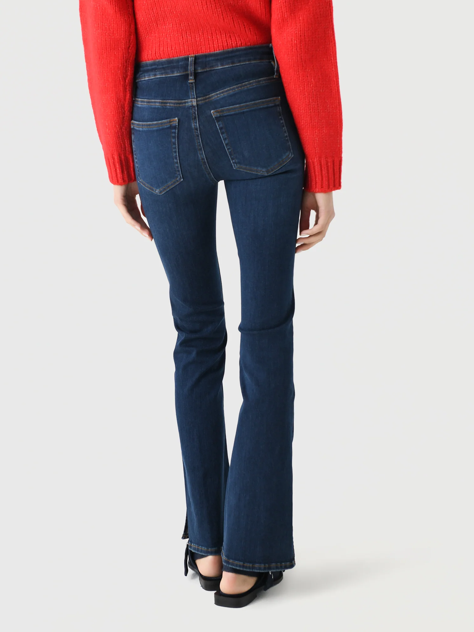 Frame Women's Le Mini Boot Outseam Slit Jean - Image 4