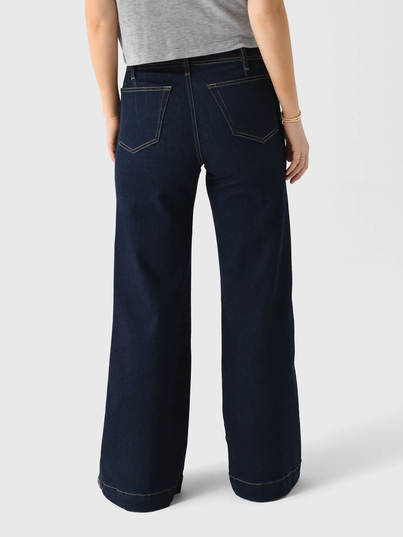 Frame Women's The Seamed Wide Trouser - Image 4