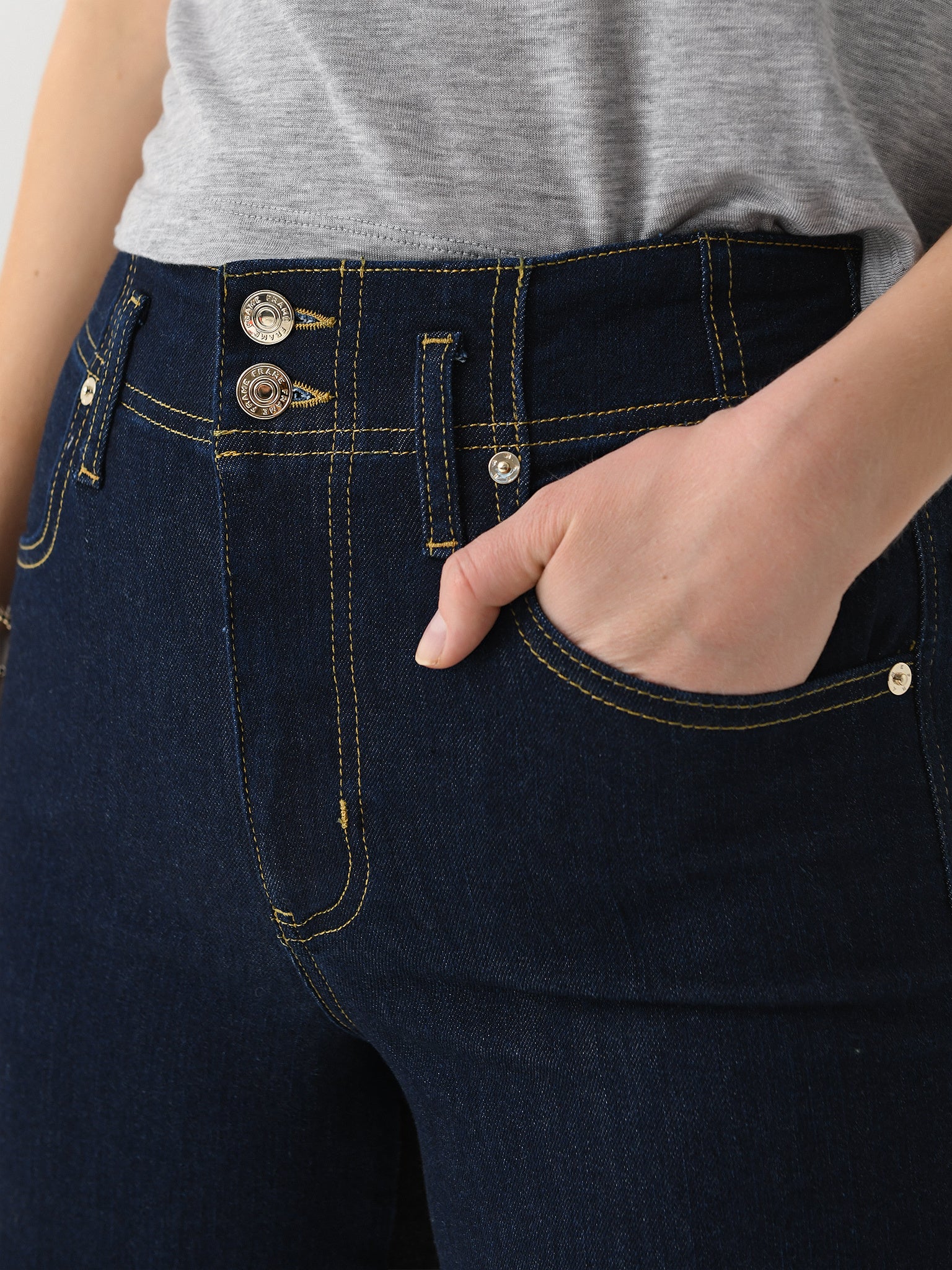 Frame Women's The Seamed Wide Trouser - Image 5