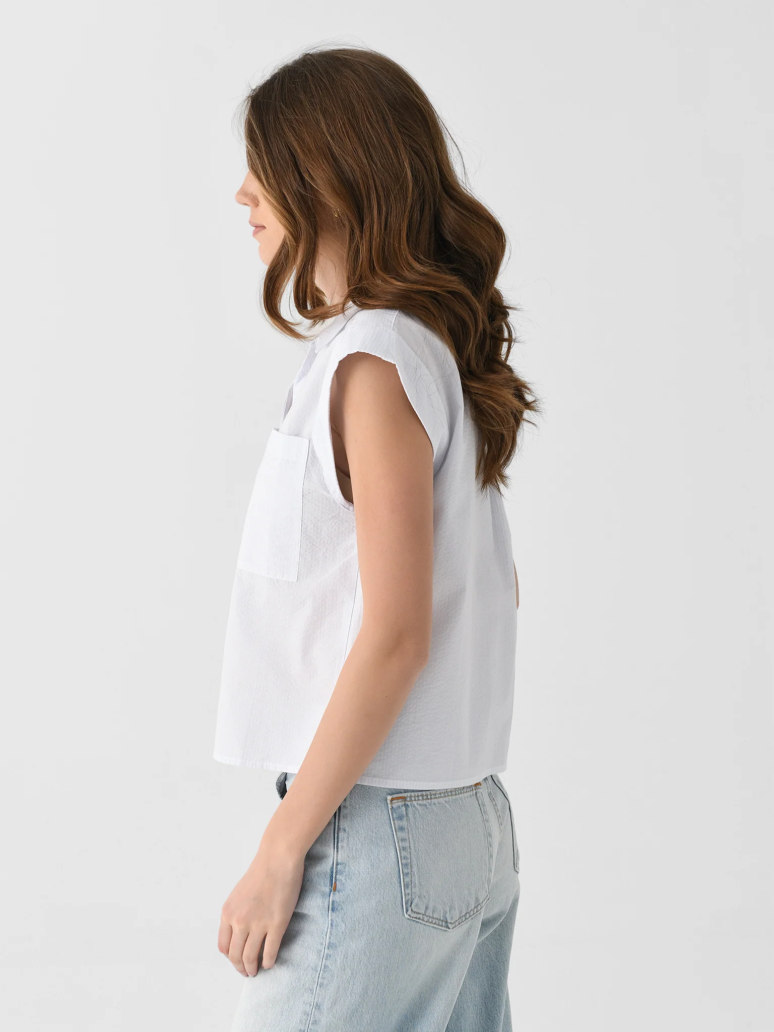 Frame Women's The Seersucker Leisure Shirt - Image 3