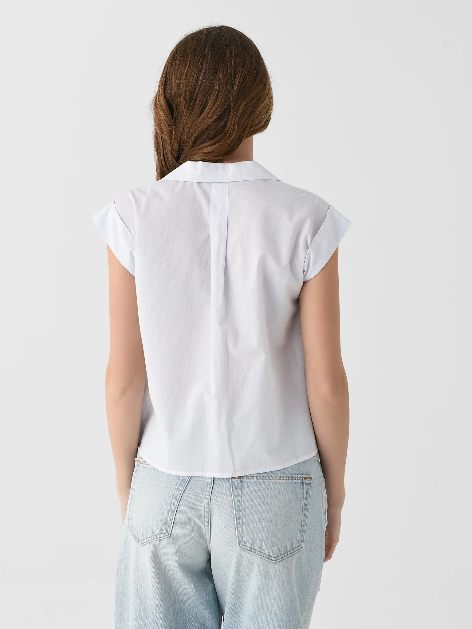 Frame Women's The Seersucker Leisure Shirt - Image 4