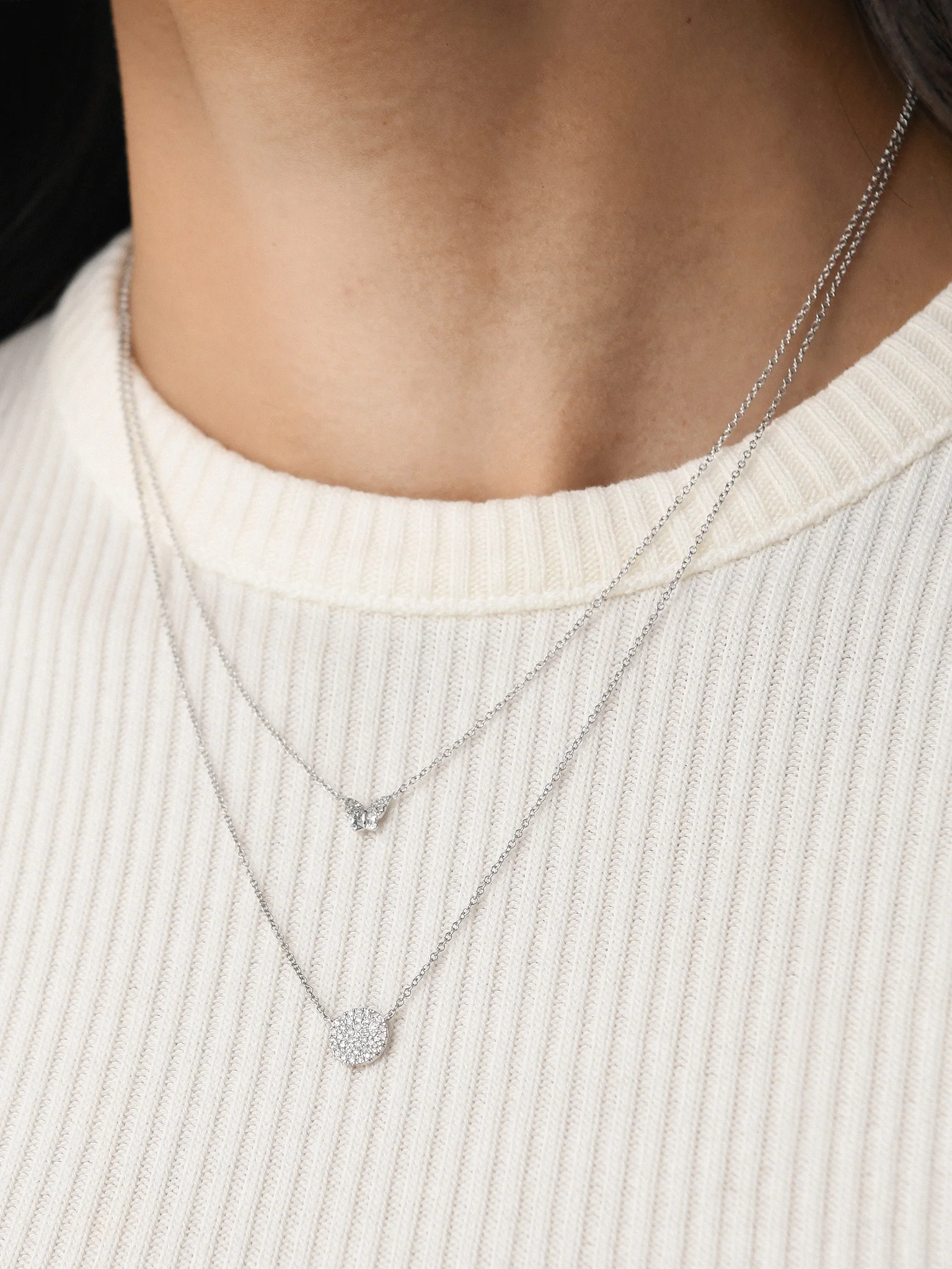 Francie B. Diamond Butterfly Necklace - Image 2