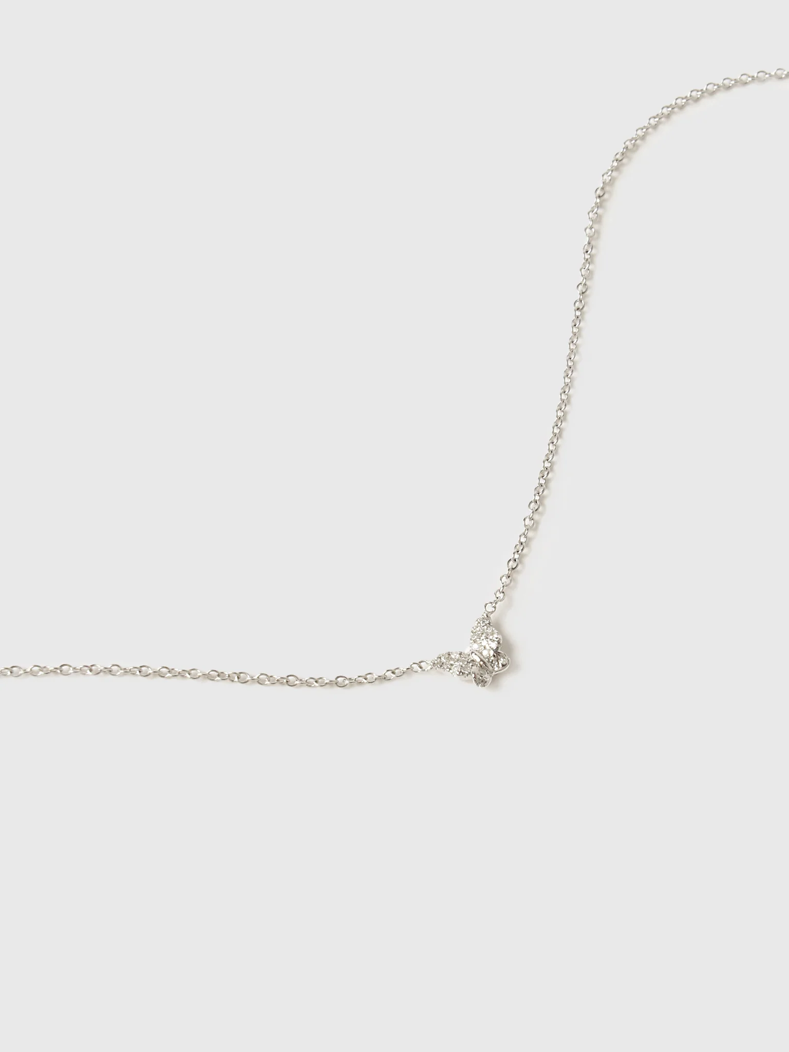 Francie B. Diamond Butterfly Necklace - Image 3