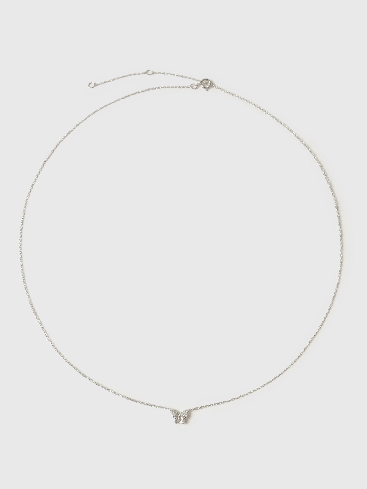 Francie B. Diamond Butterfly Necklace - Image 4