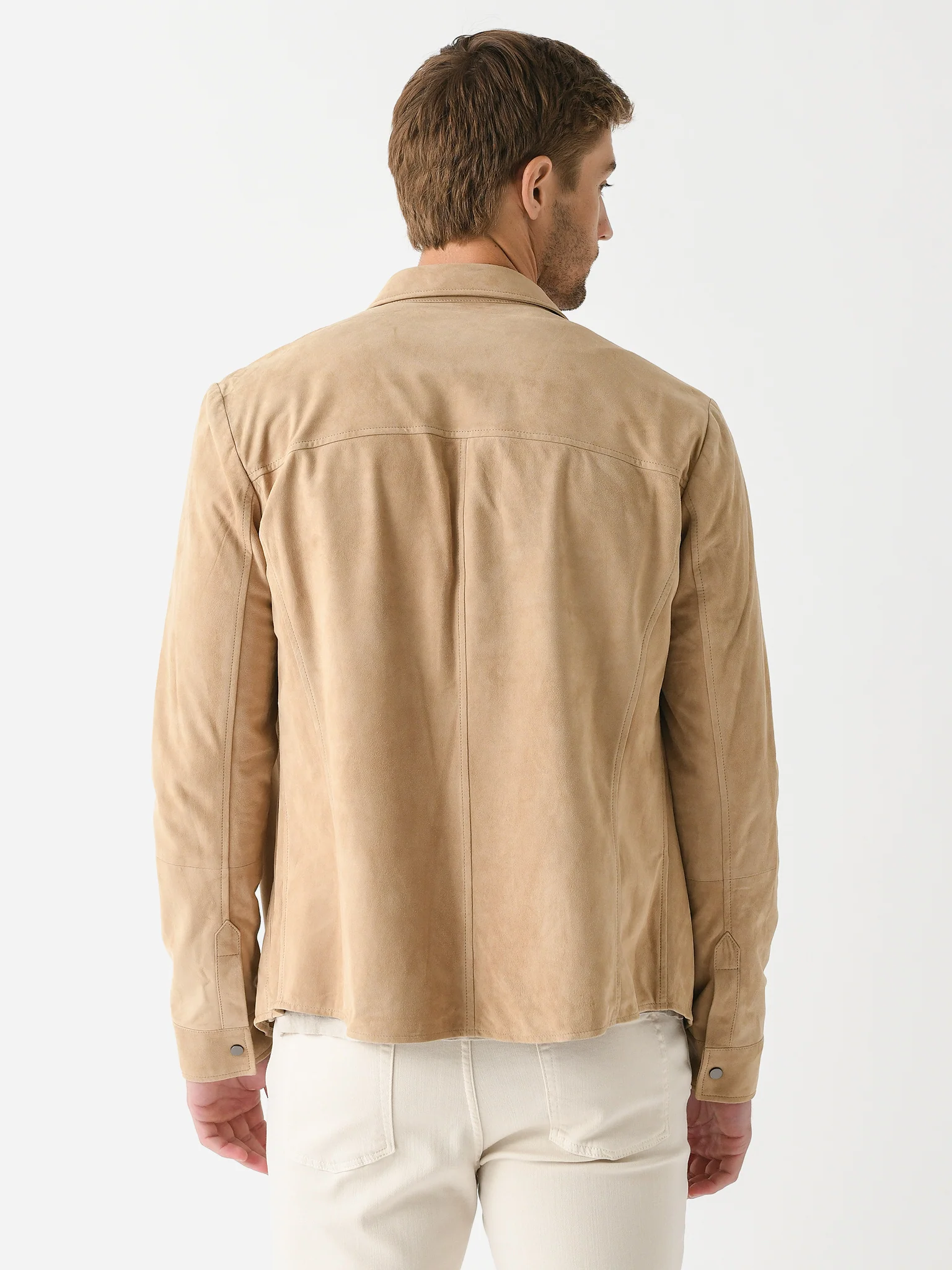 Frauenschuh Men's Roco Leather Shirt Jacket - Image 4