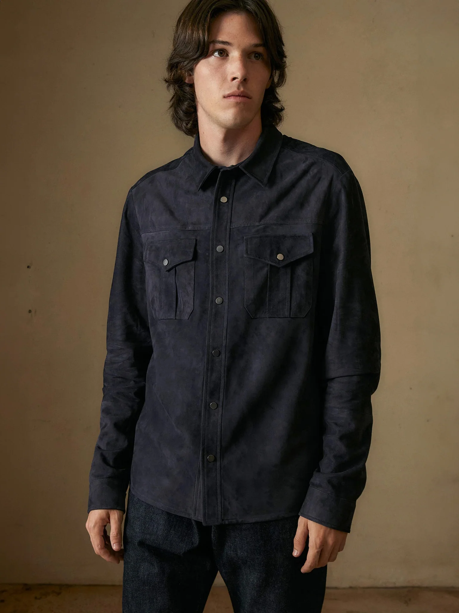 Frauenschuh Men's Roco Leather Shirt Jacket - Image 5
