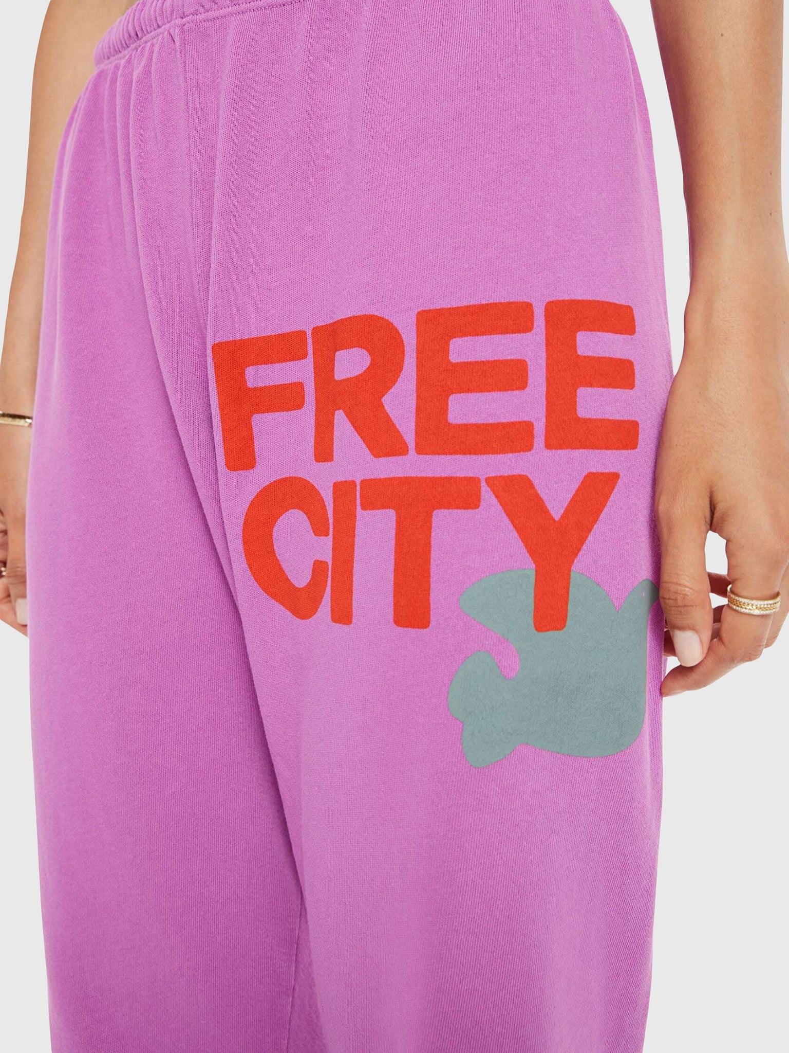 FREE CITY Women's Large Logo Sweatpant - Image 40