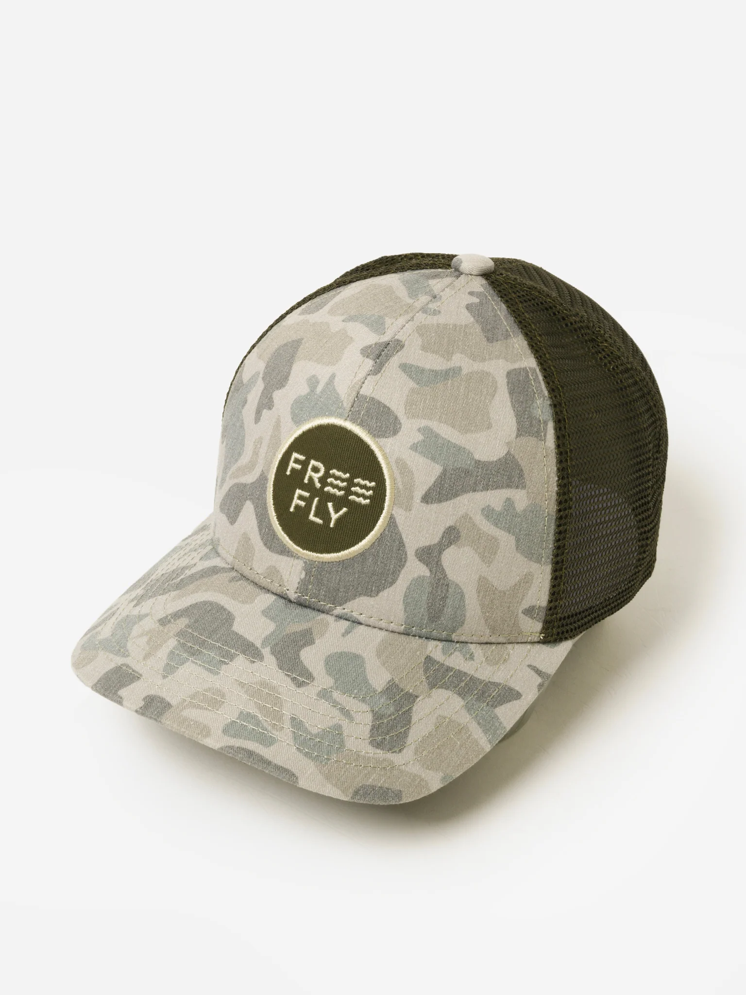 Free Fly Men's Camo Trucker Hat - Image 4