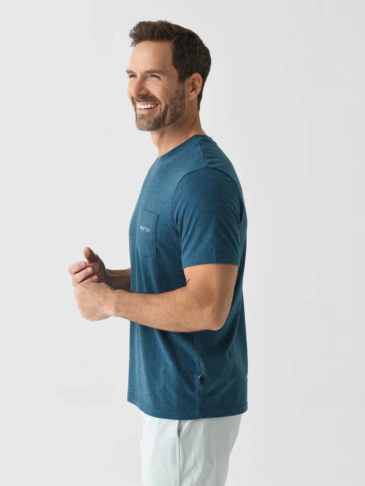 Free Fly Men's Salt And Sun Pocket Tee - Image 3