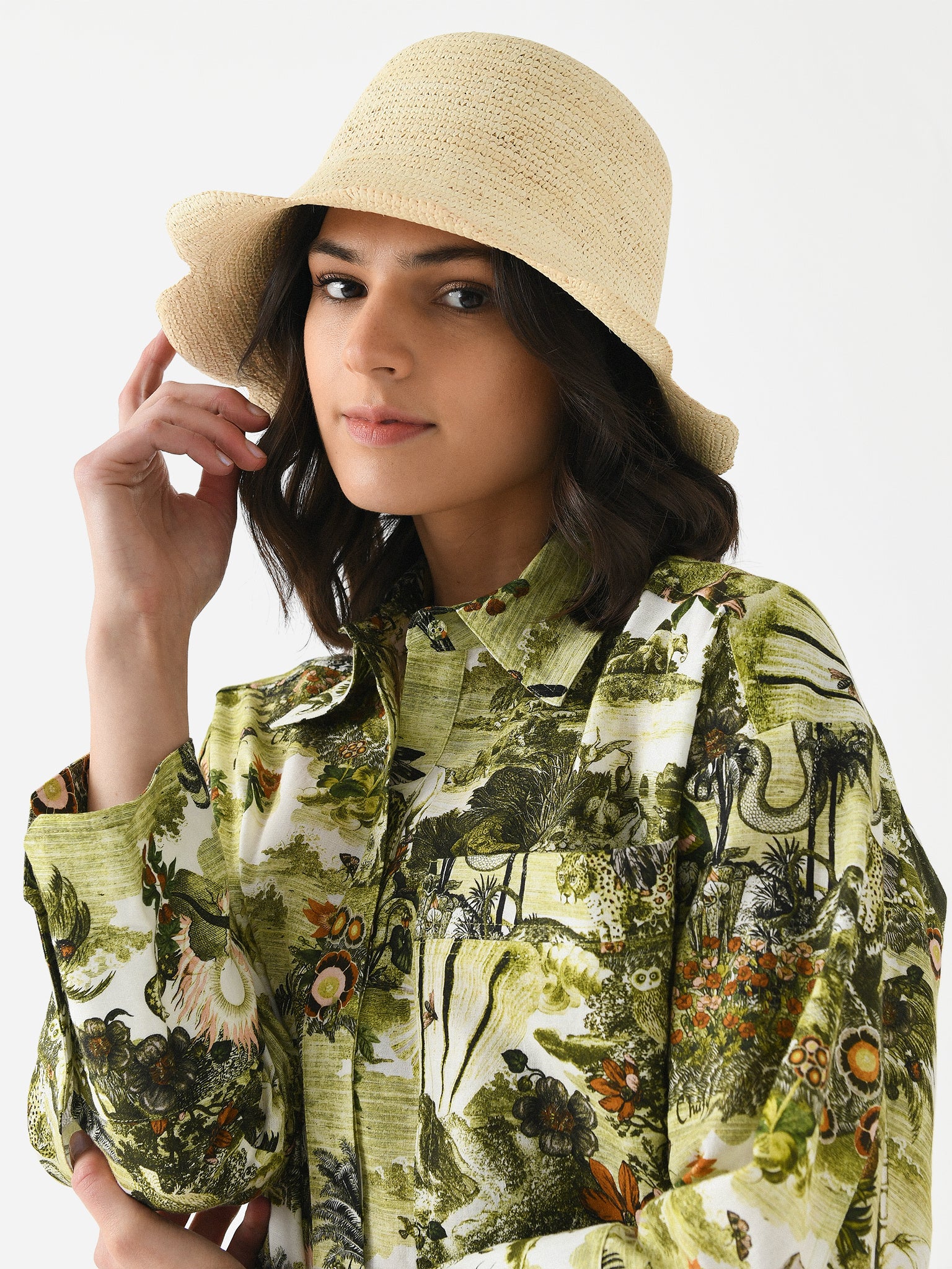 Freya Women's Scallop Crochet Bucket Hat - Image 2