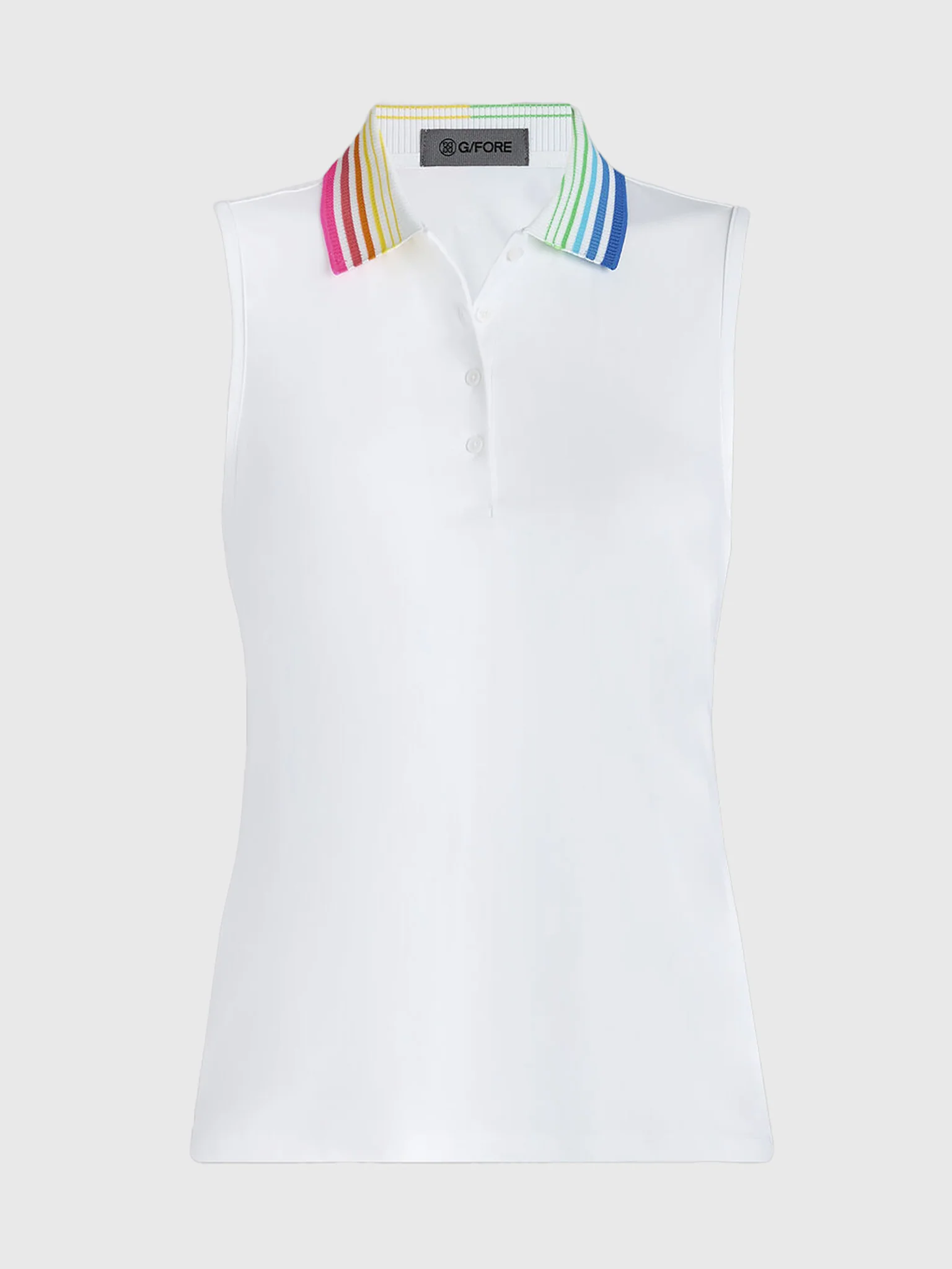 G/FORE Women's Gradient Collar Silky Tech Nylon Sleeveless Polo