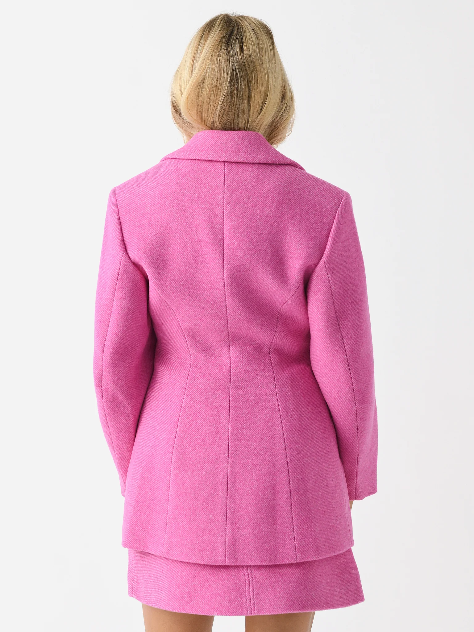 GANNI Women's Twill Wool Suiting Fitted Blazer - Image 5