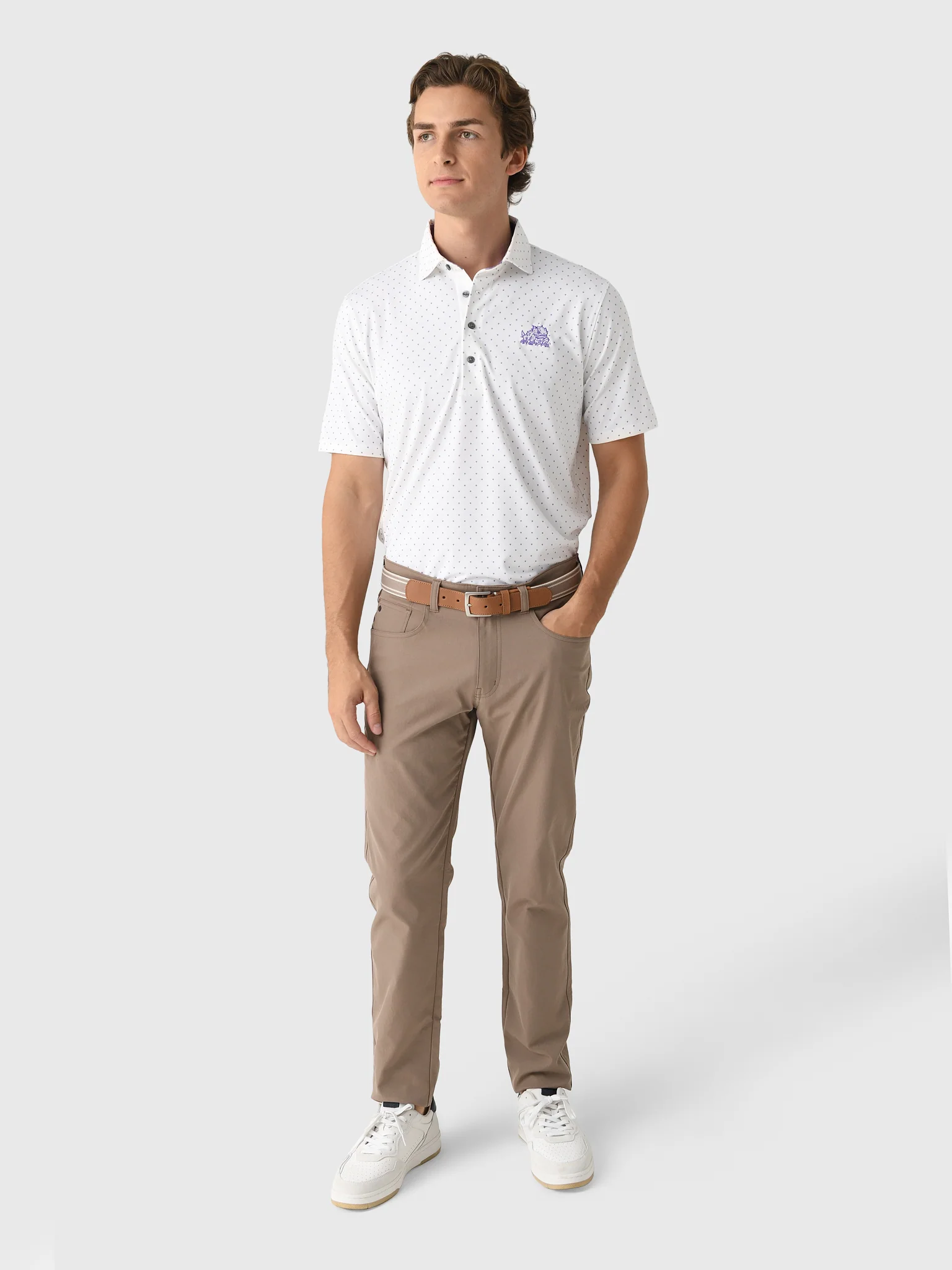 Greyson Men's Collegiate Icon Polo - Image 7