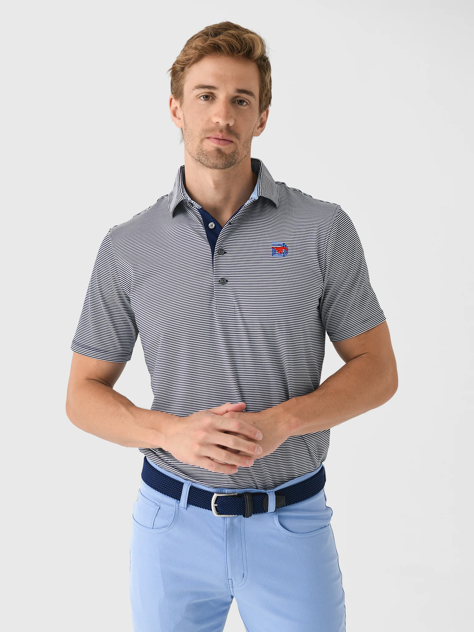 Greyson Men's Collegiate Saranac Polo - Image 10
