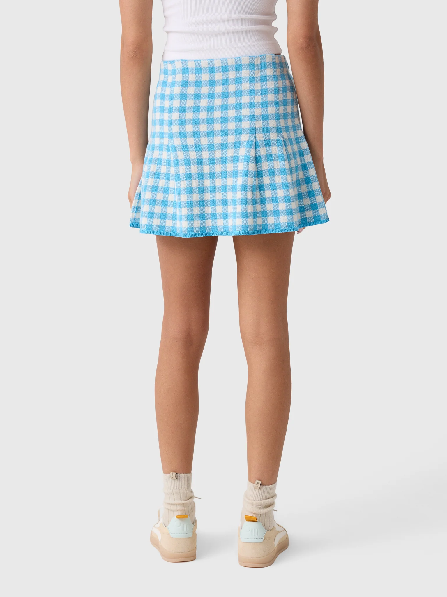 Guest In Residence Women's Gingham Pleated Skirt - Image 4