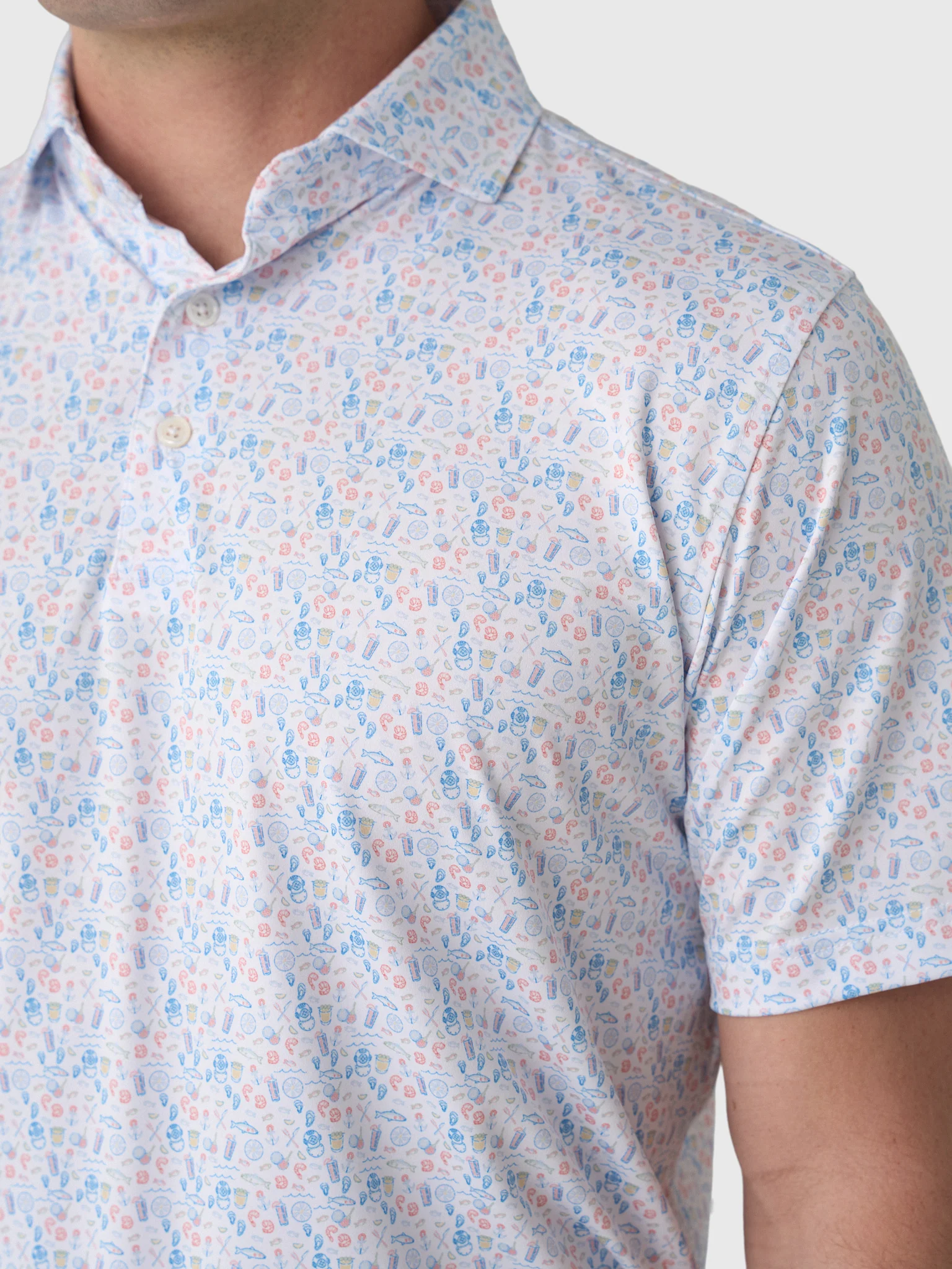 Harlestons Men's The Bluefin Polo - Image 5