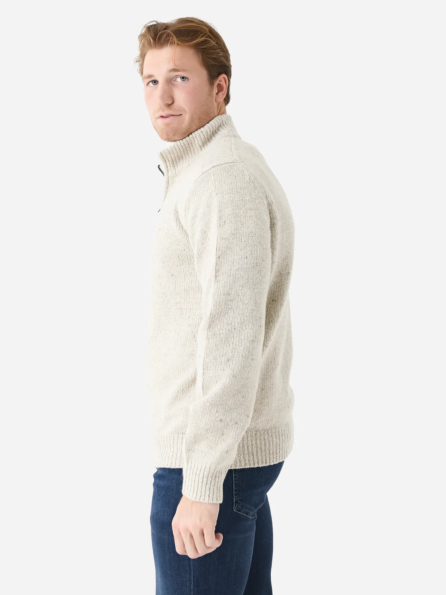 Hartford Men's Donegal Trucker Knitted Pullover - Image 3