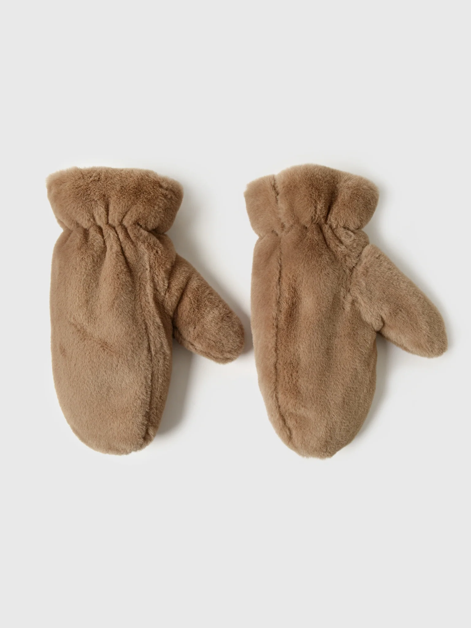 Hat Attack Women's Faux Fur Mittens - Image 3
