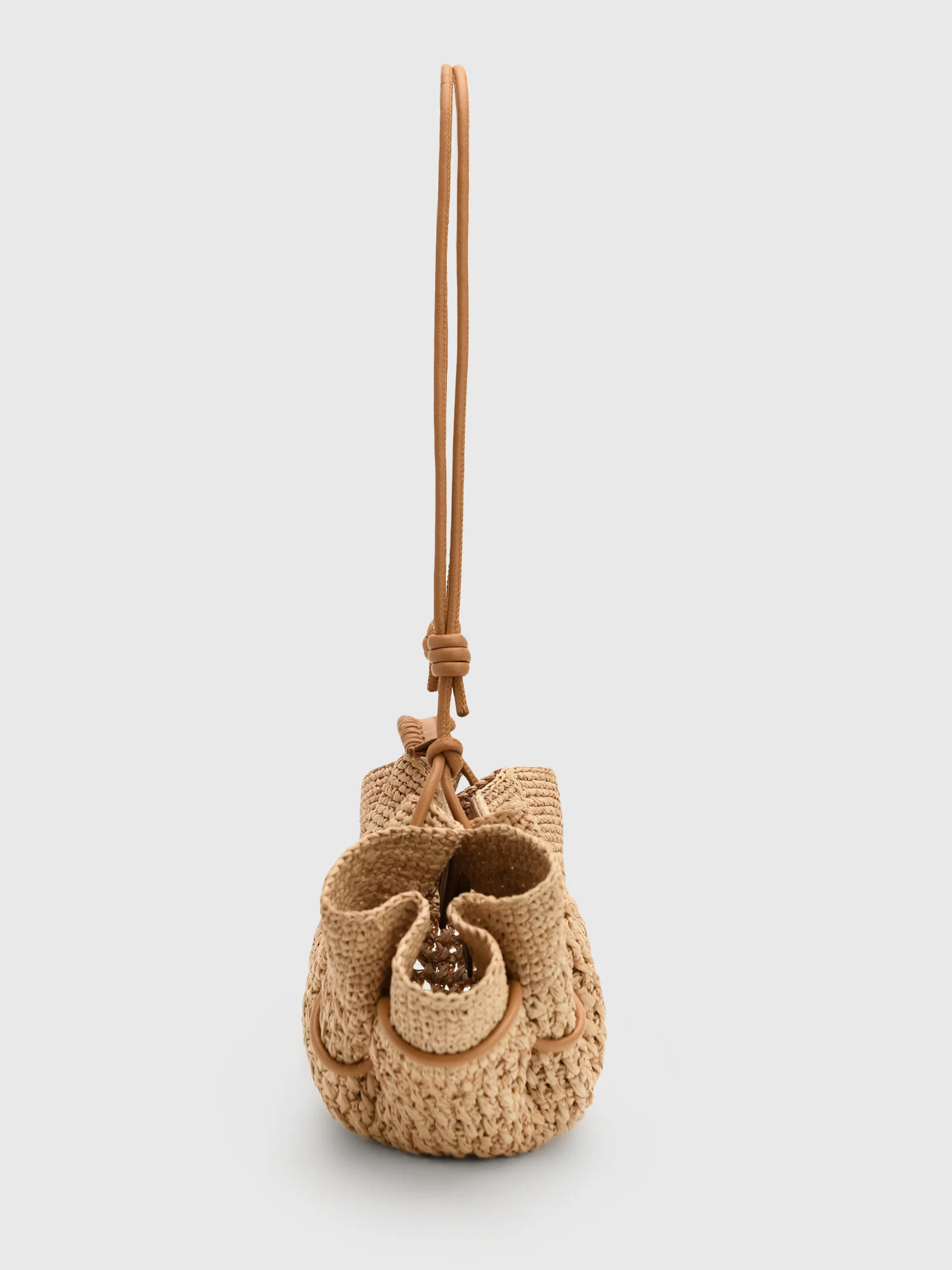 Hereu Arta Mini Crochet Raffia Bag - Image 4