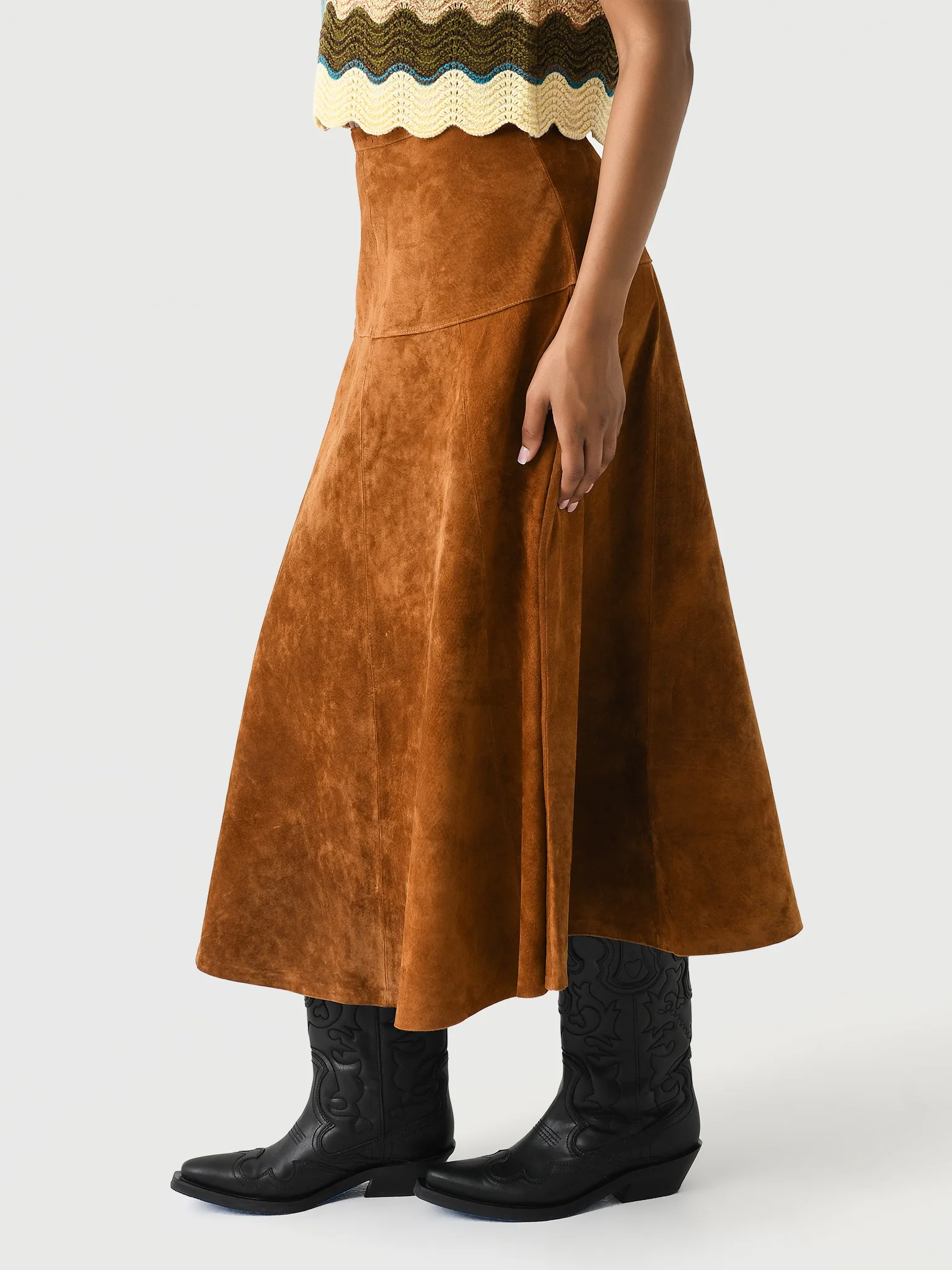 Hunter Bell Women's Ida Suede Skirt - Image 3