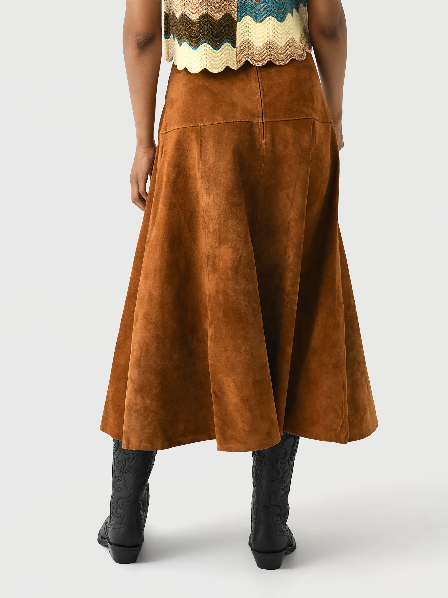 Hunter Bell Women's Ida Suede Skirt - Image 4