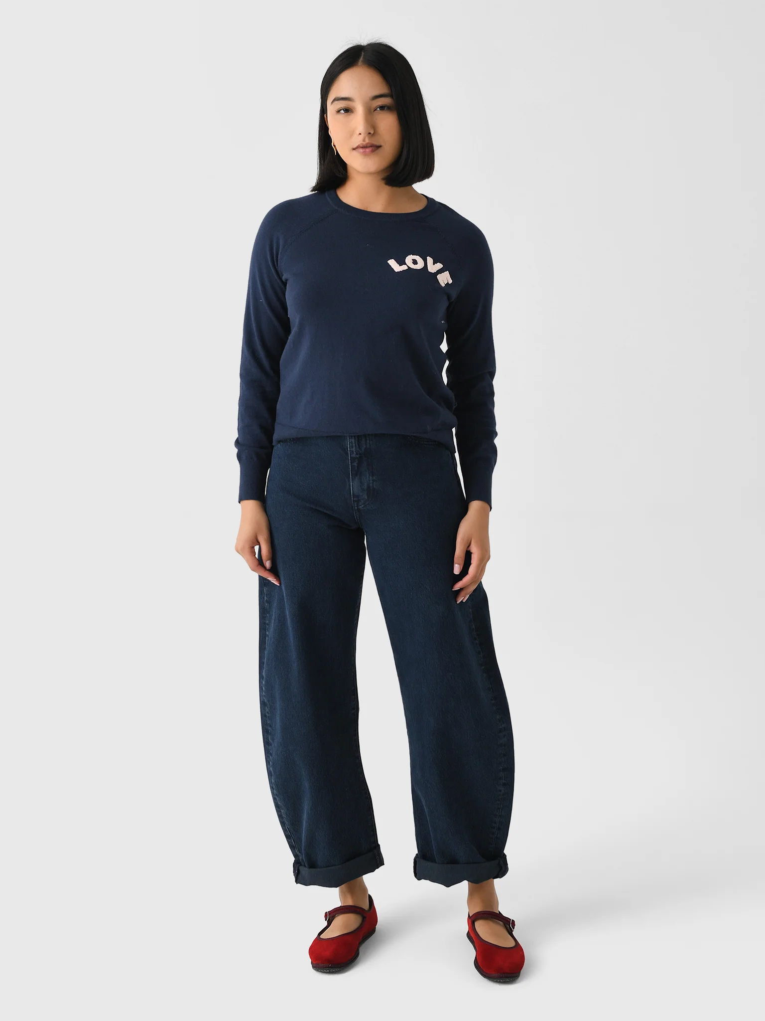 J Society Women's Love Crew Sweater - Image 7