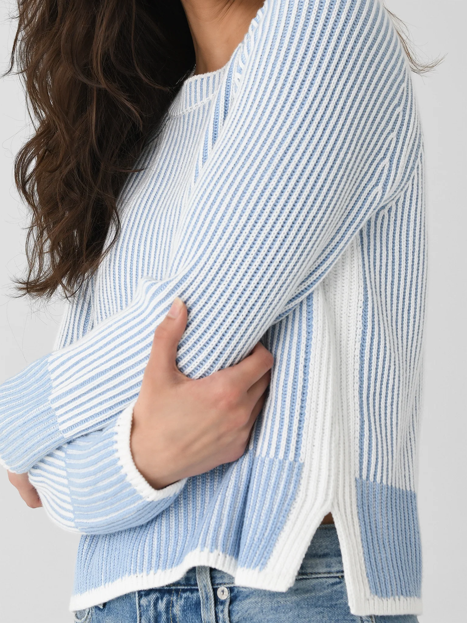 J Society Women's Plated Two-Tone Crew - Image 5