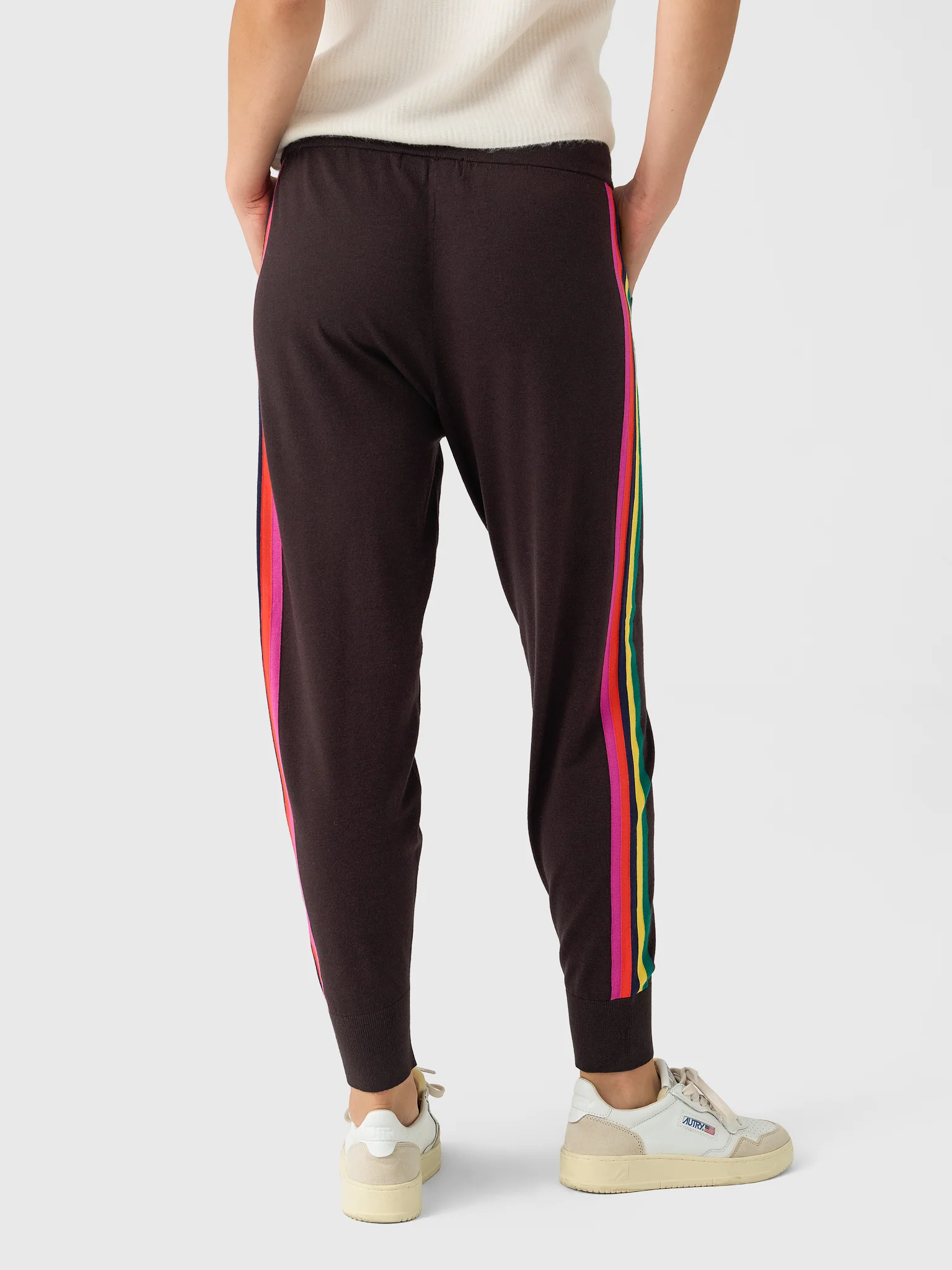 Eche Women's Solid Striped Jogger - Image 4