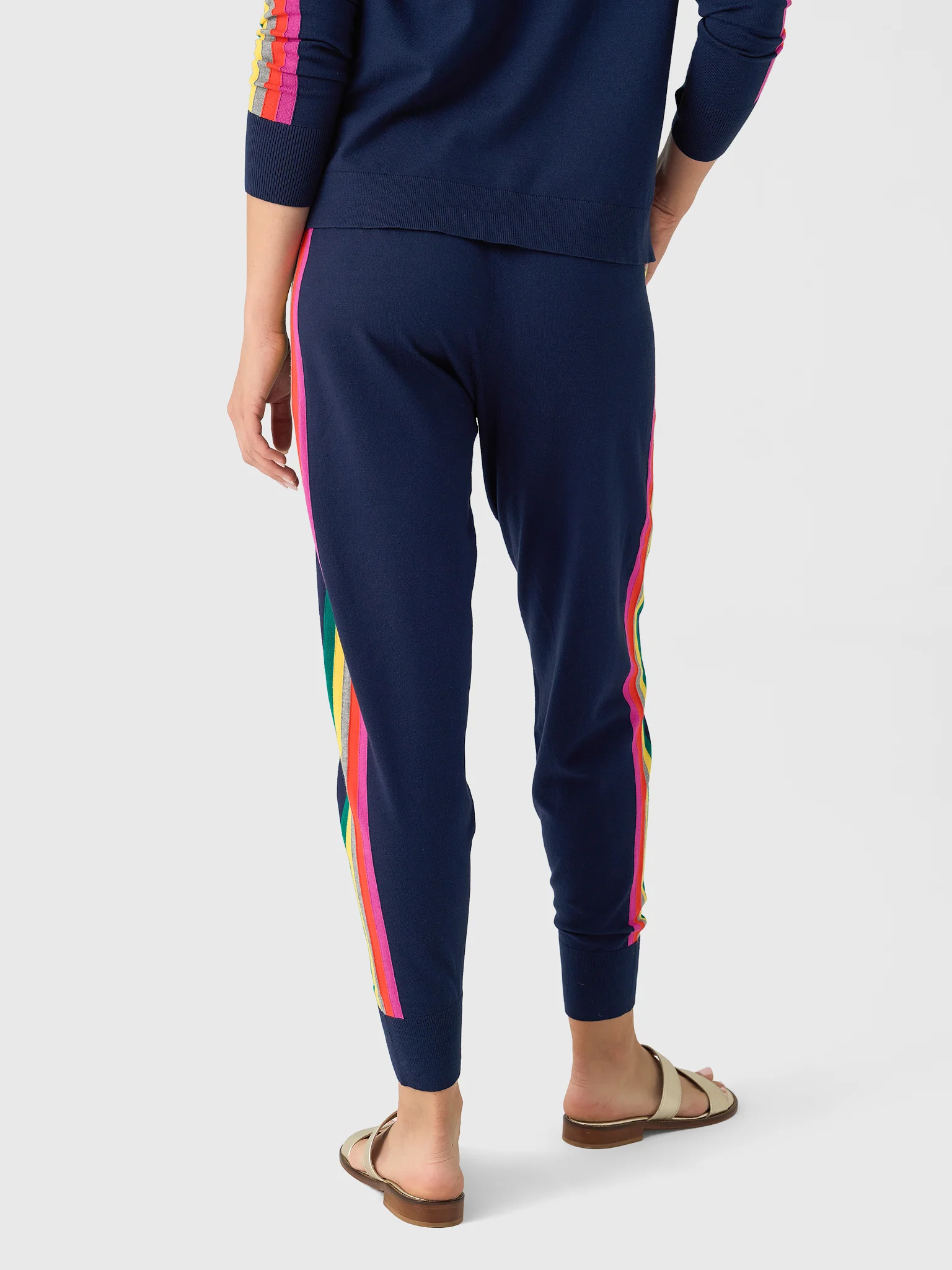 Eche Women's Solid Striped Jogger - Image 9
