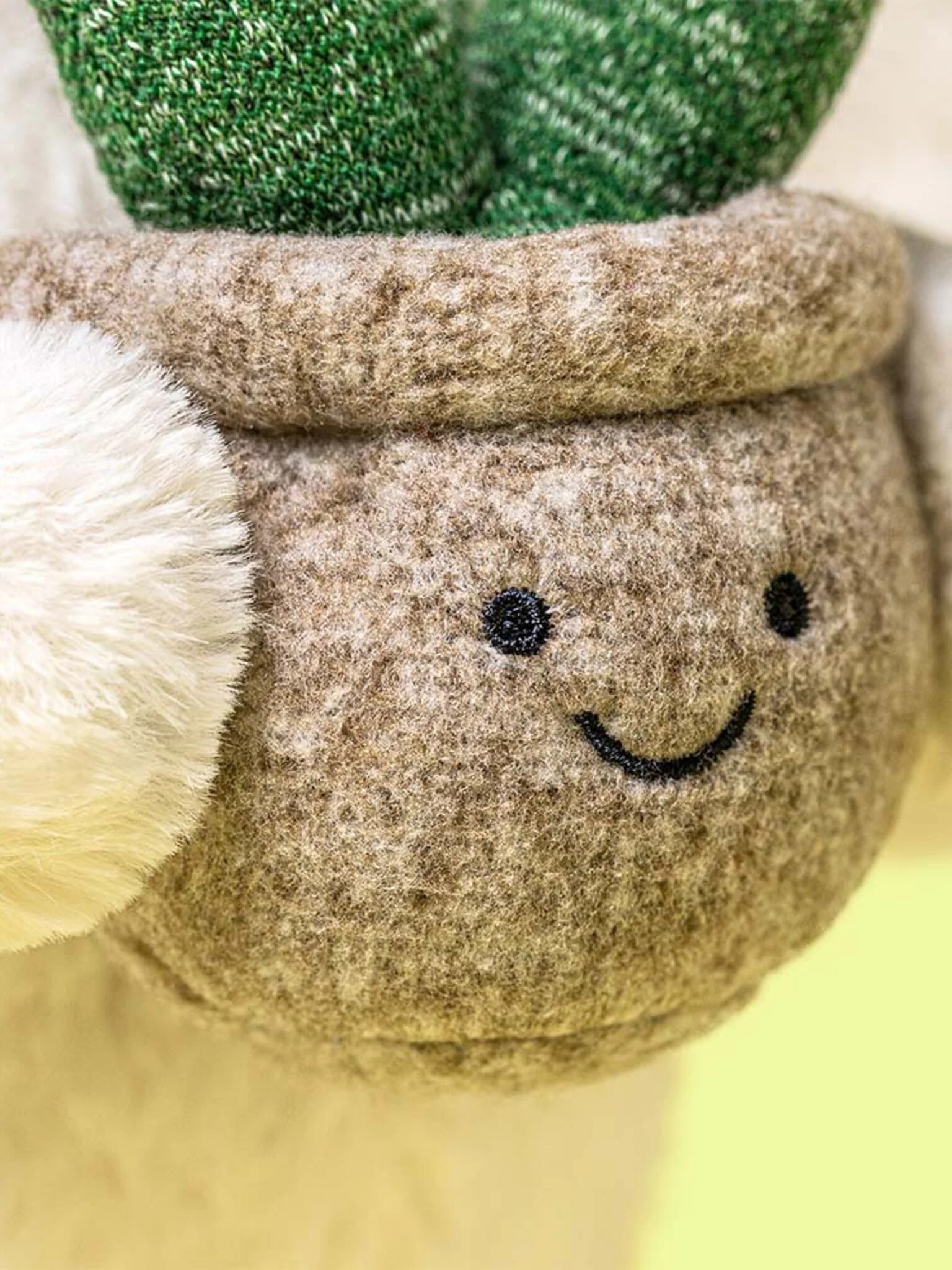 Jellycat Cream Bunny With Plant Plush - Image 2