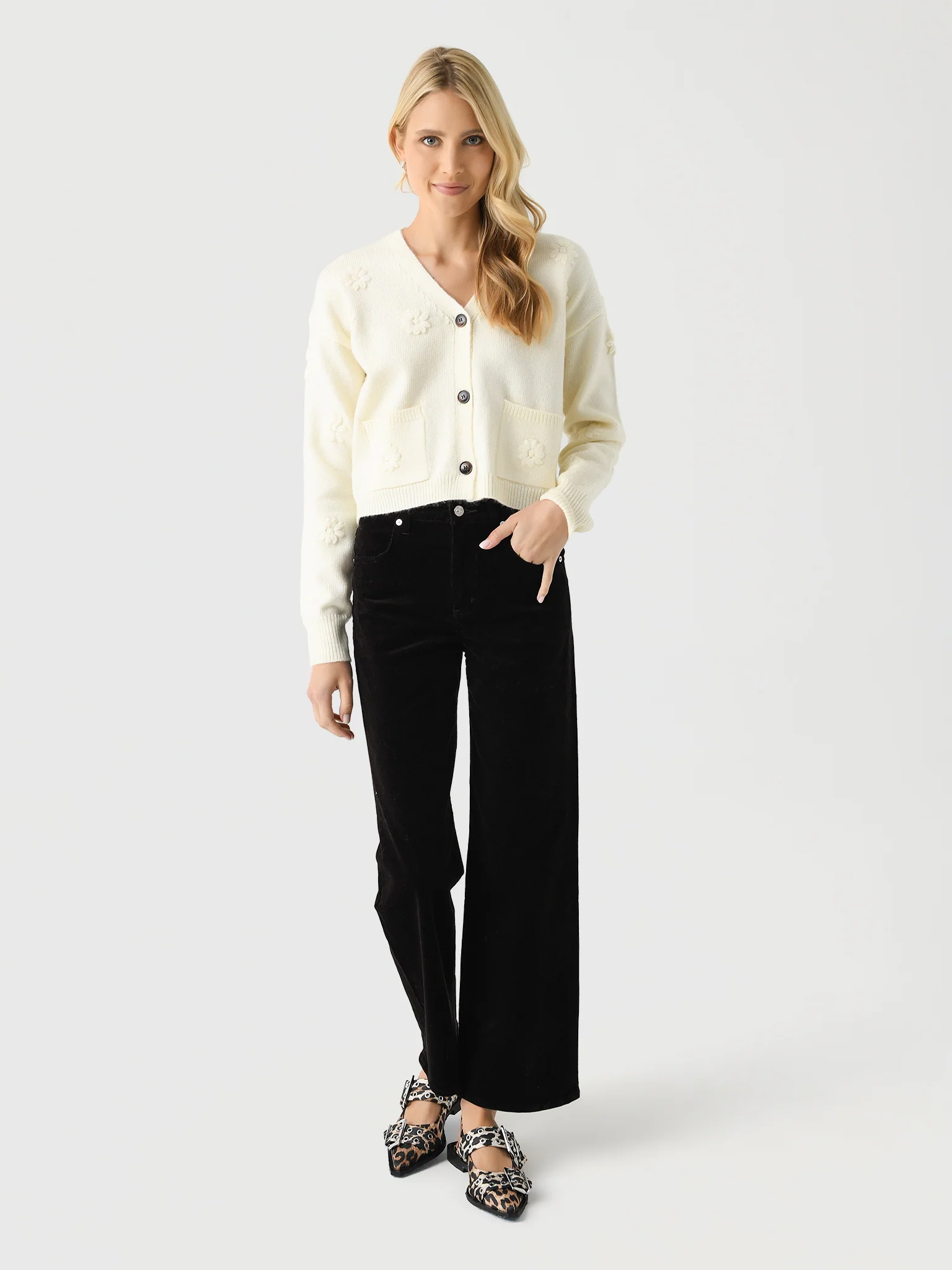 John + Jenn Women's Laurent Cardigan - Image 2