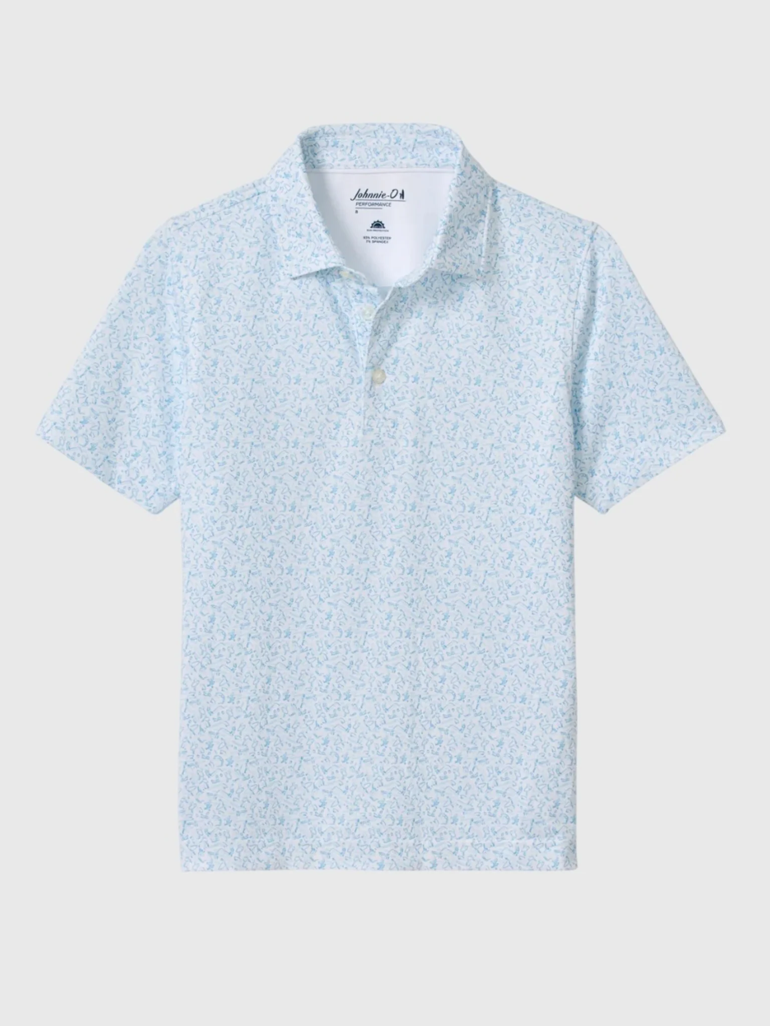 Johnnie-O Boys' Beach Break Jr. Performance Jersey Polo