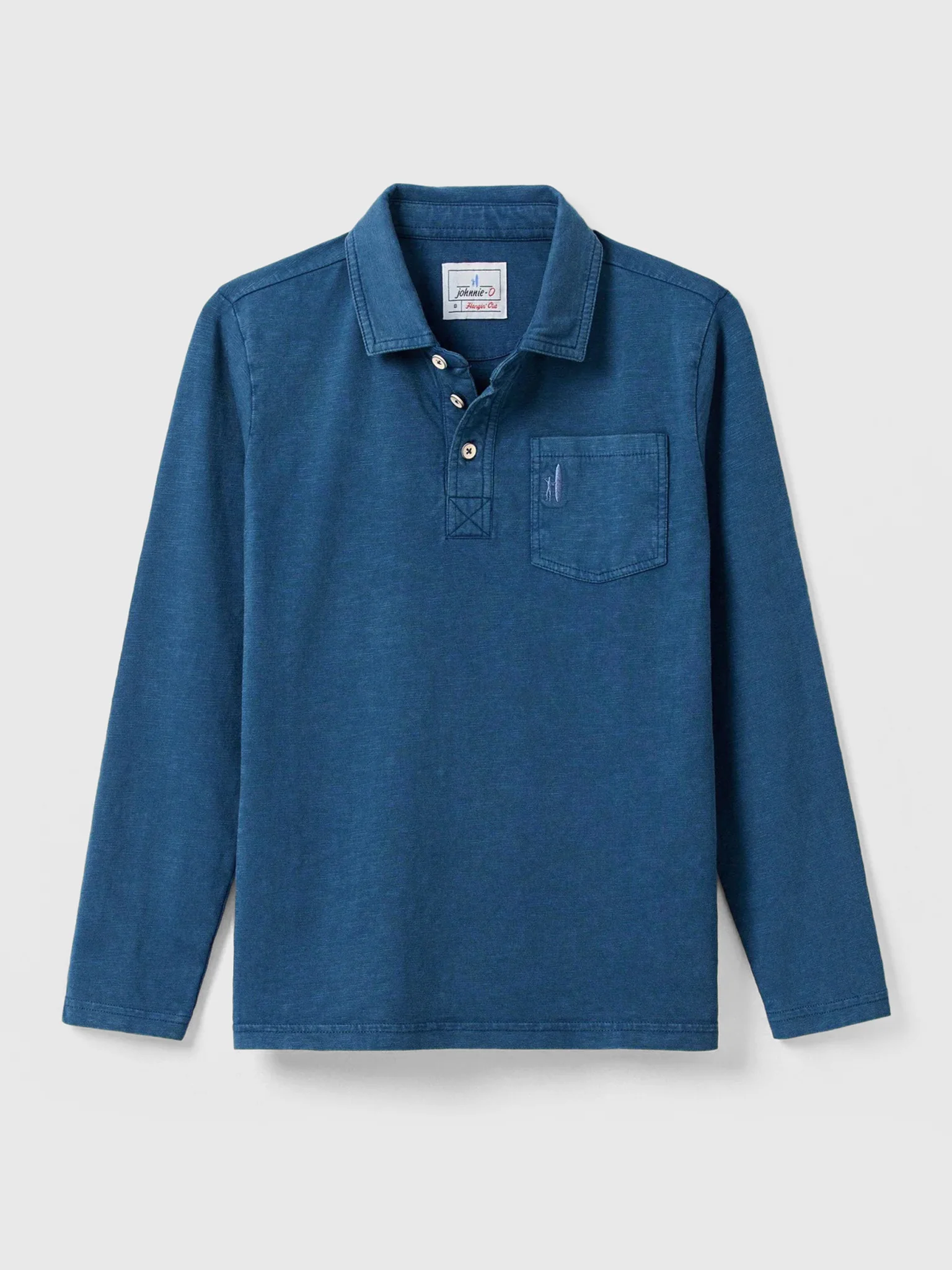 Johnnie-O Boys' Coastal Wash Jr. Long Sleeve Polo