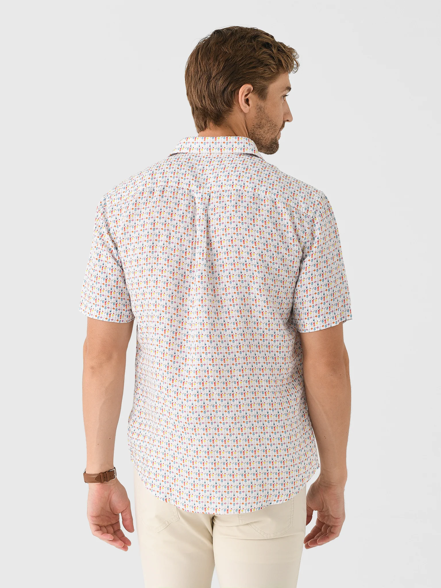 Johnnie-O Men's 5 O'Clock Somewhere Hangin' Out Button-Down Shirt - Image 4