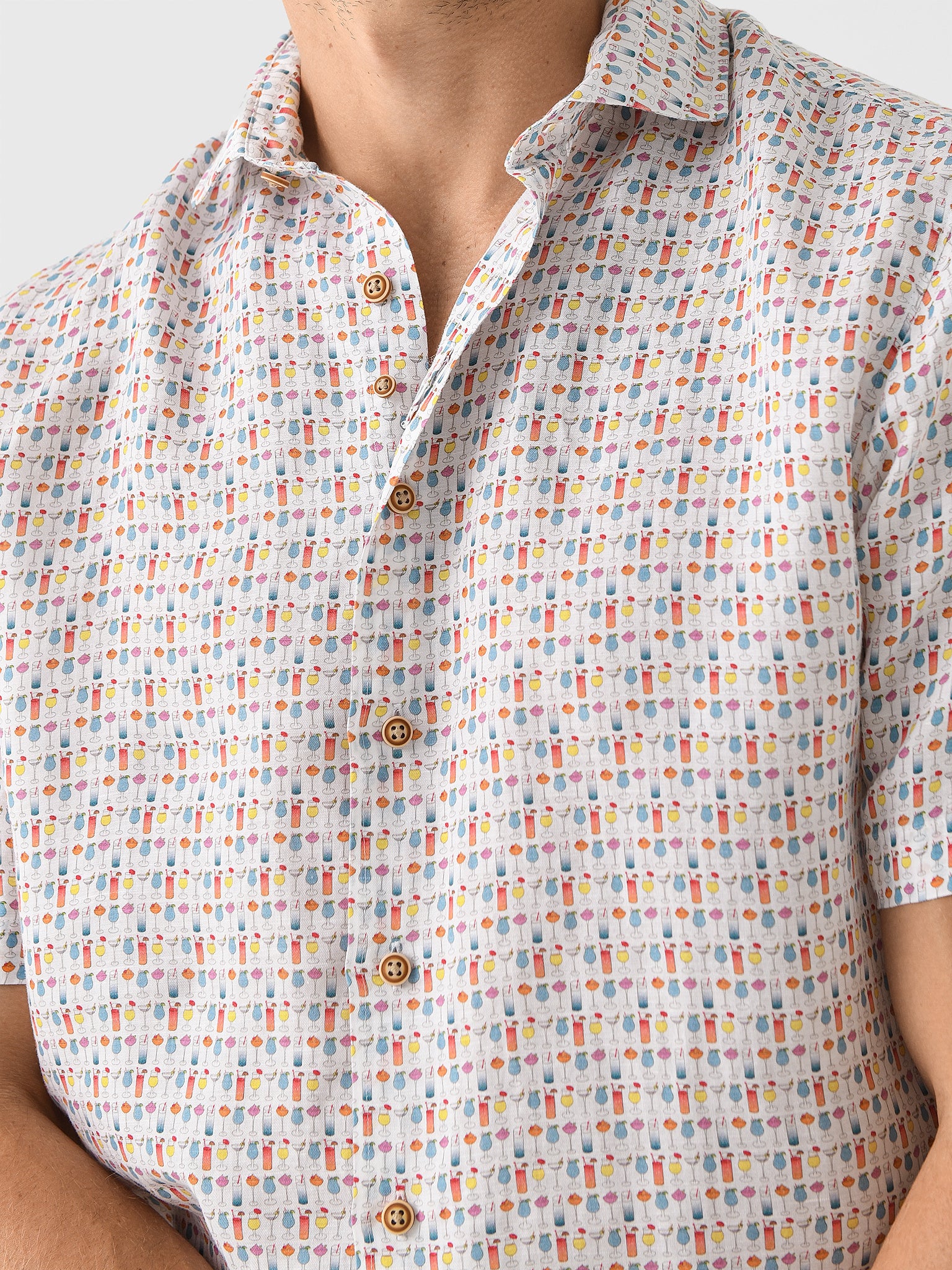 Johnnie-O Men's 5 O'Clock Somewhere Hangin' Out Button-Down Shirt - Image 5