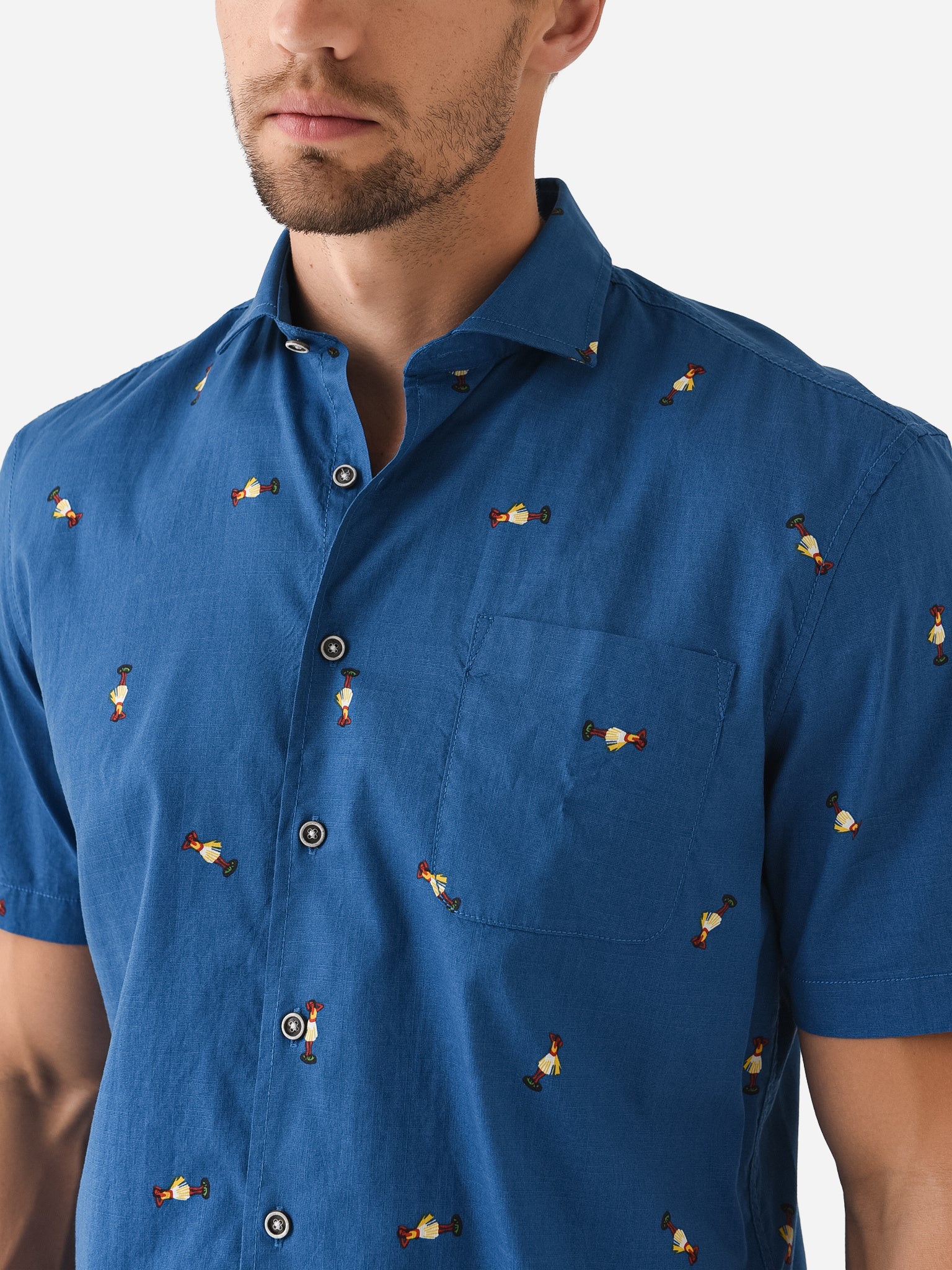 Johnnie-O Men's Chappy Hangin' Out Button-Down Shirt - Image 5