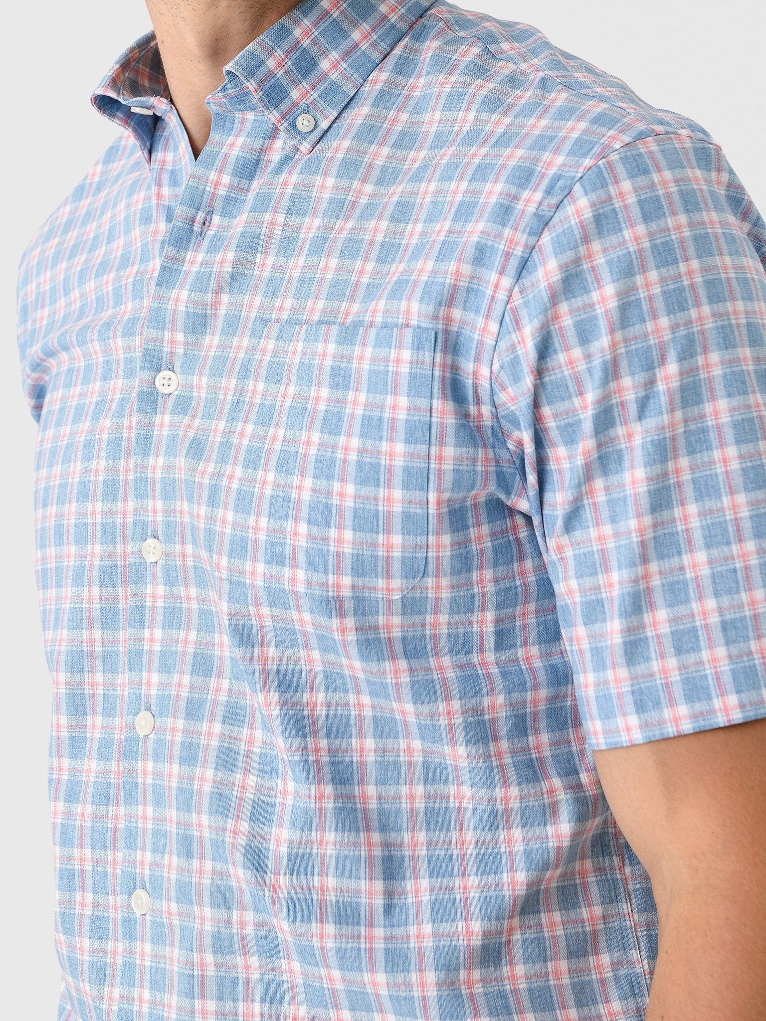 Johnnie-O Men's Dane Short Sleeve Performance Button-Down Shirt - Image 5