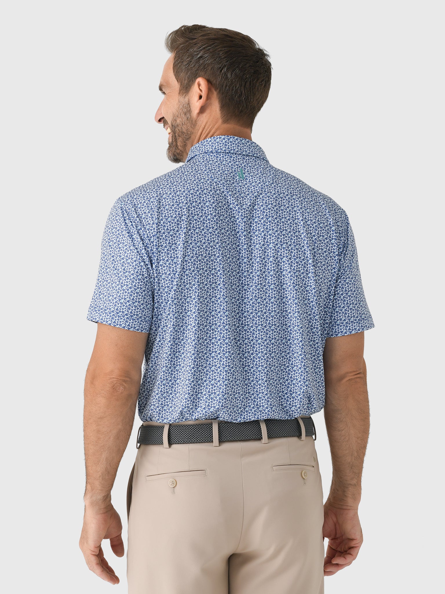 Johnnie-O Men's Four Leaf Featherweight Performance Polo - Image 4