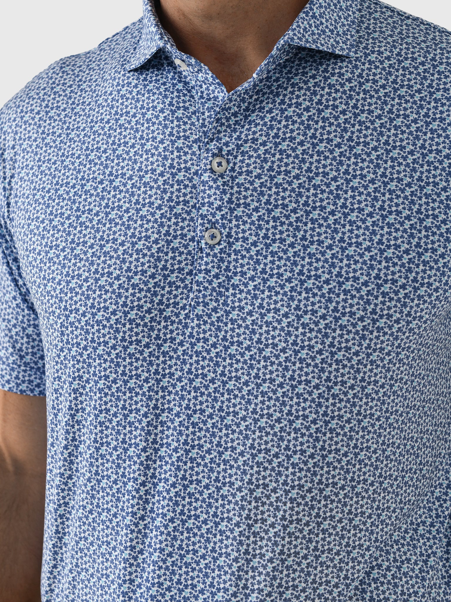 Johnnie-O Men's Four Leaf Featherweight Performance Polo - Image 5