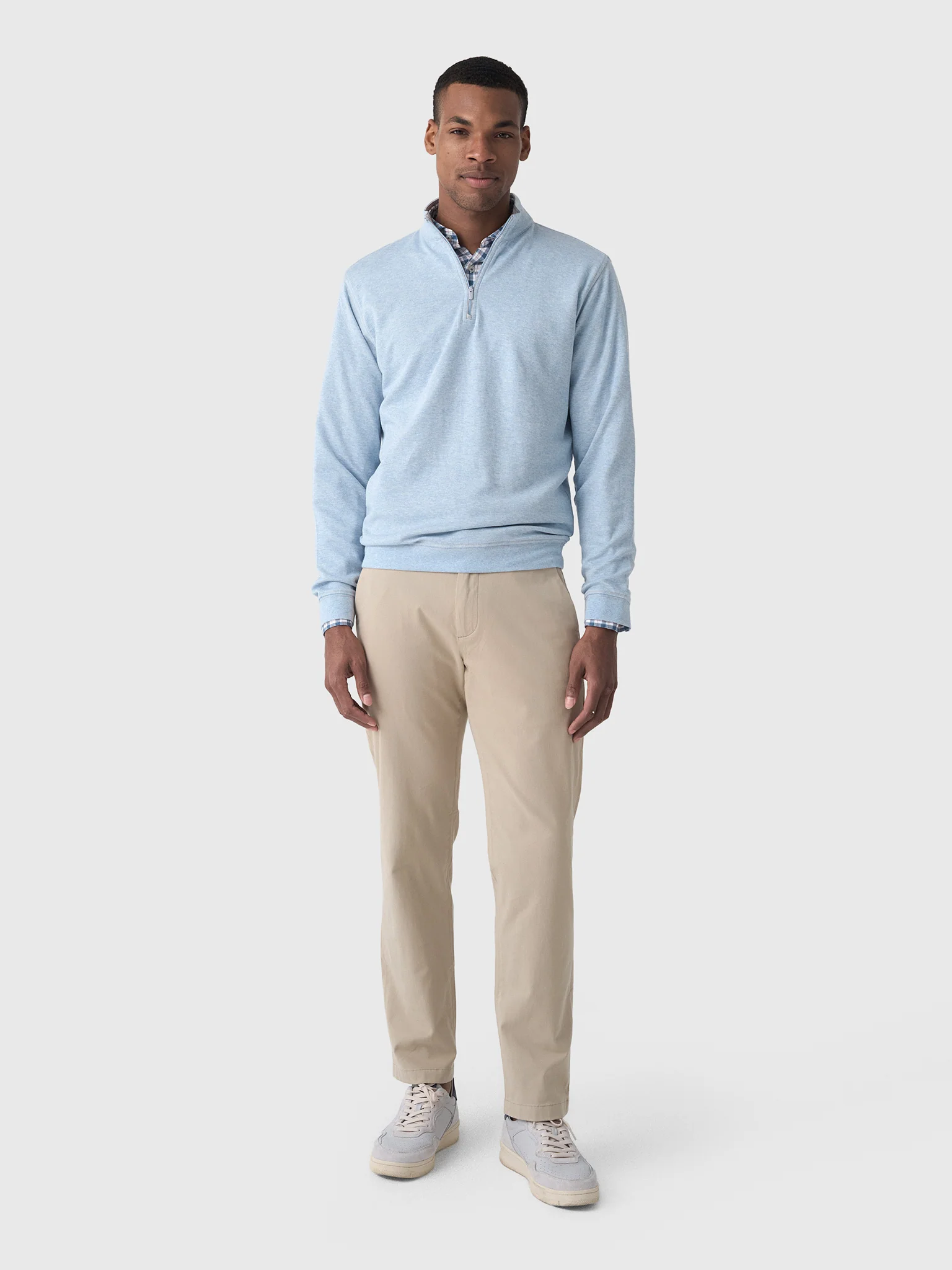 Johnnie-O Men's Hanks "Lightweight Sully" Quarter-Zip Pullover - Image 2