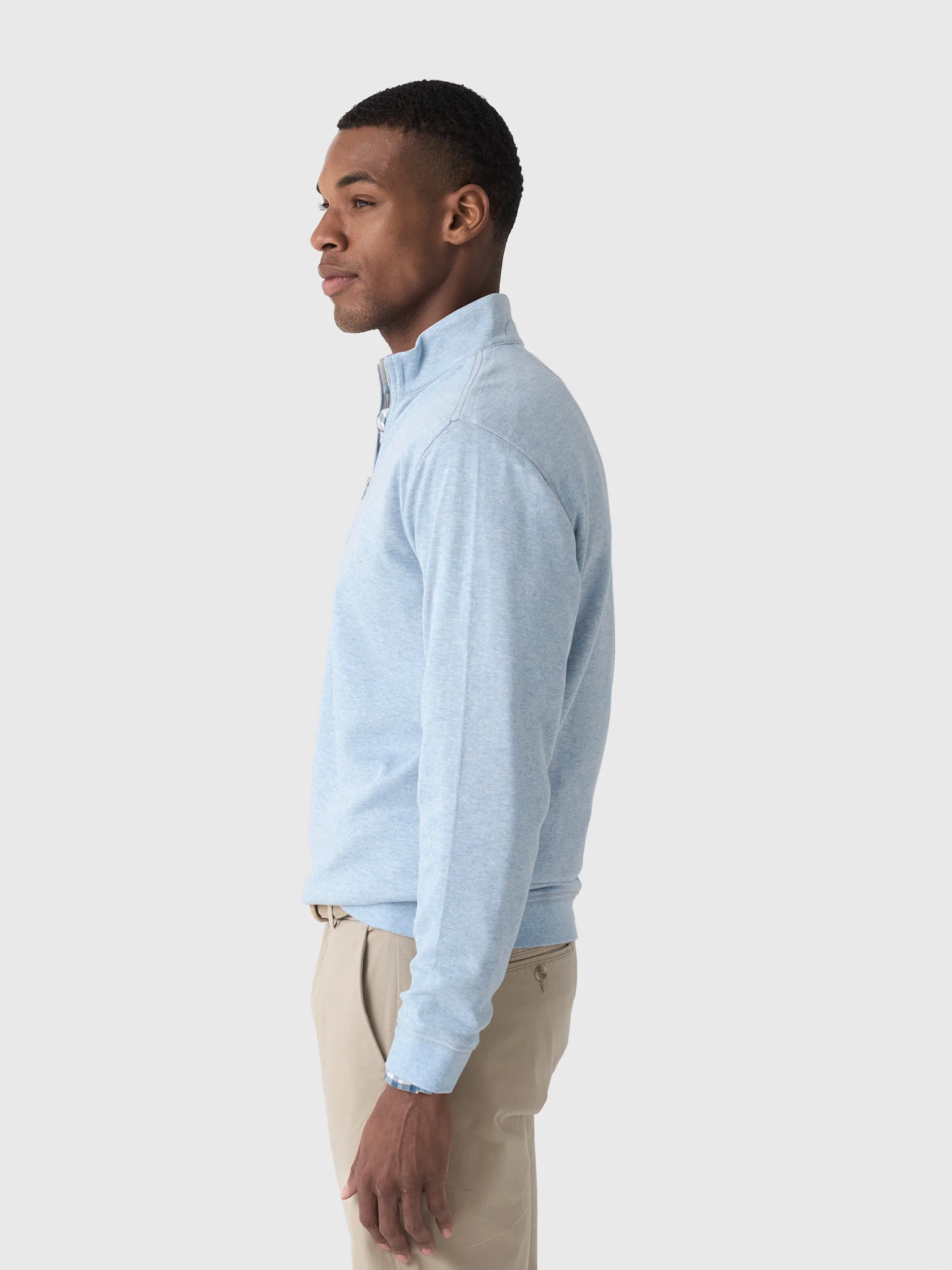Johnnie-O Men's Hanks "Lightweight Sully" Quarter-Zip Pullover - Image 3