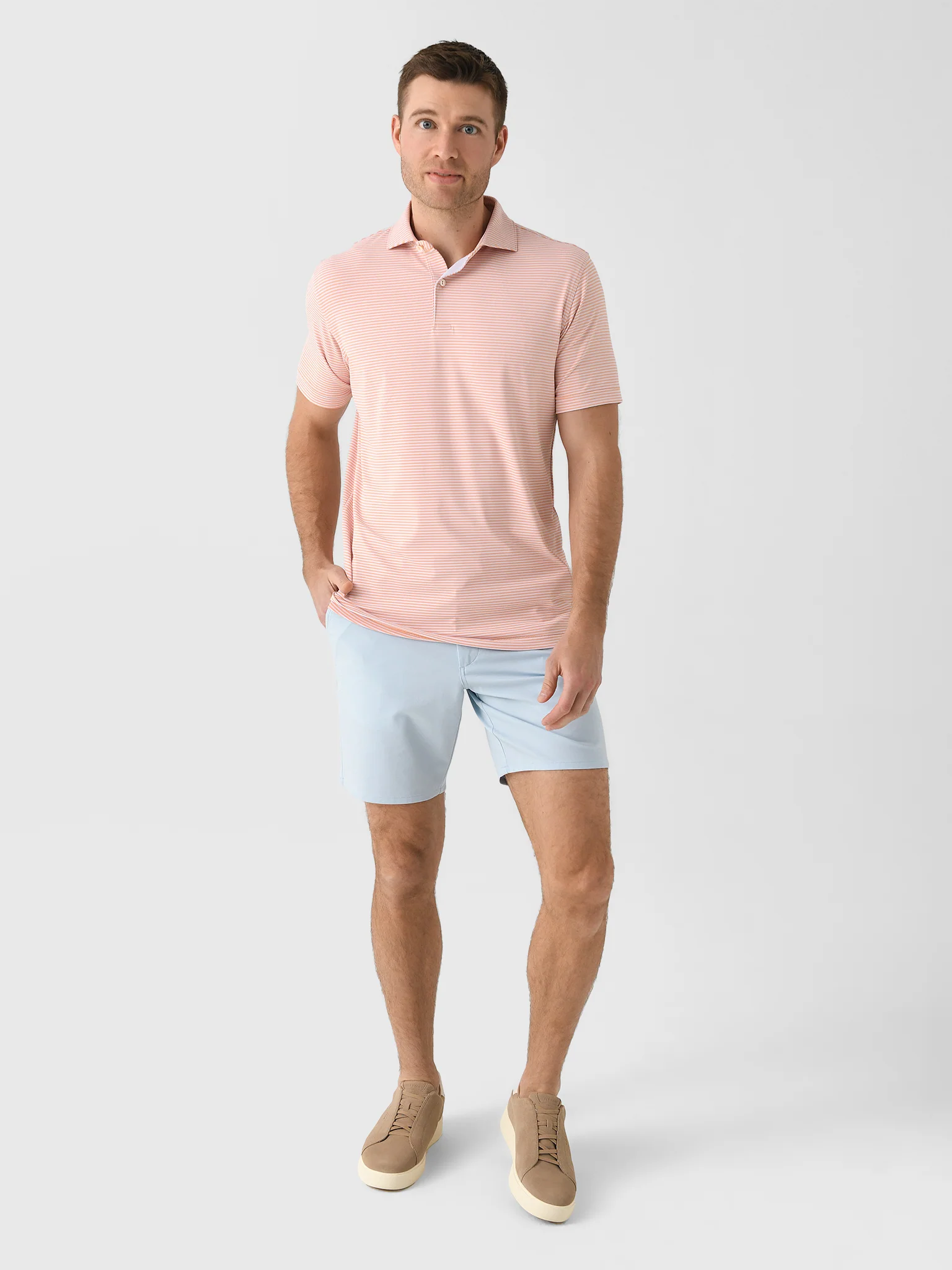 Johnnie-O Men's Jupiter Cotton Performance Short - Image 2