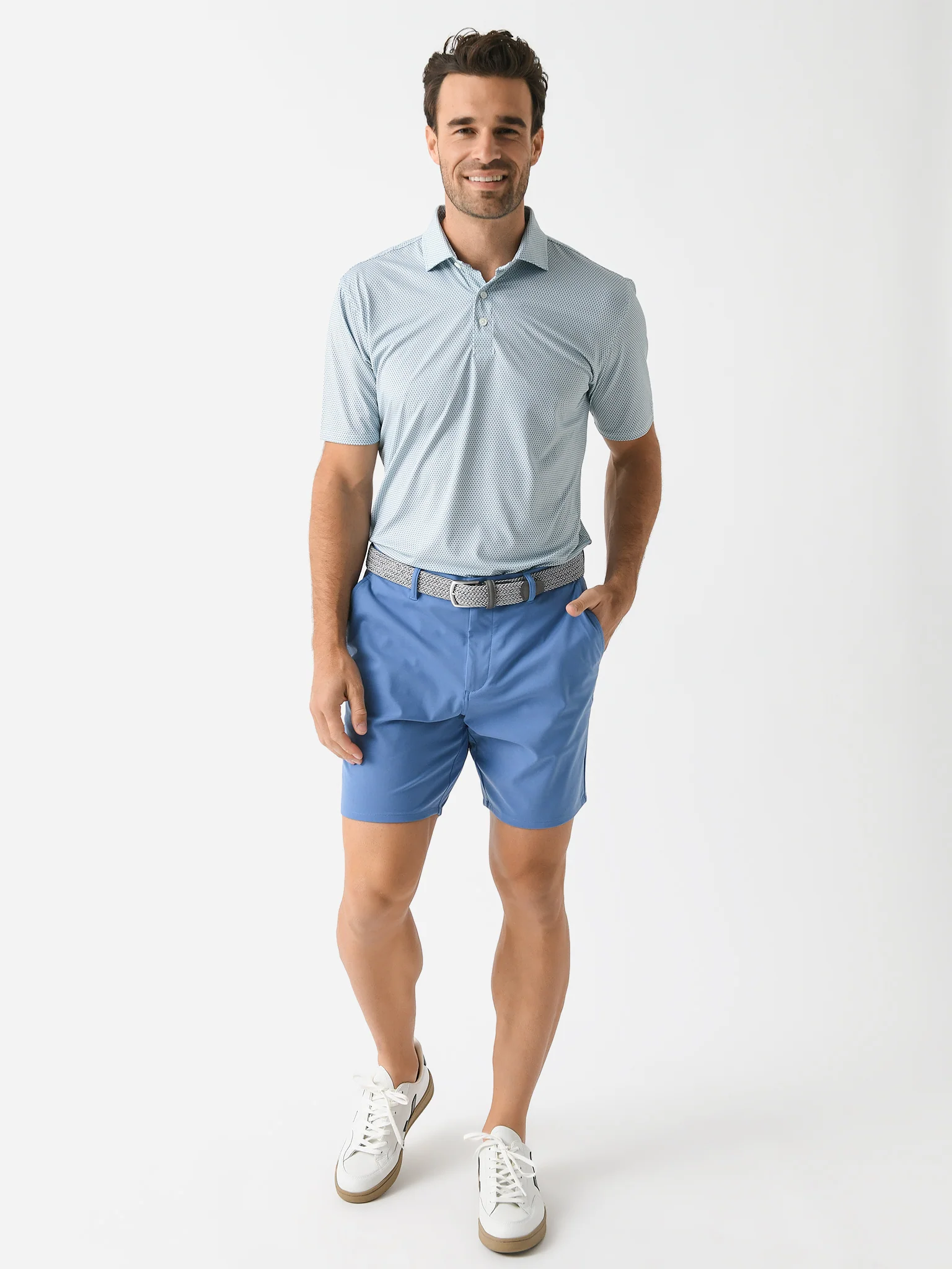 Johnnie-O Men's Jupiter Cotton Performance Short - Image 5