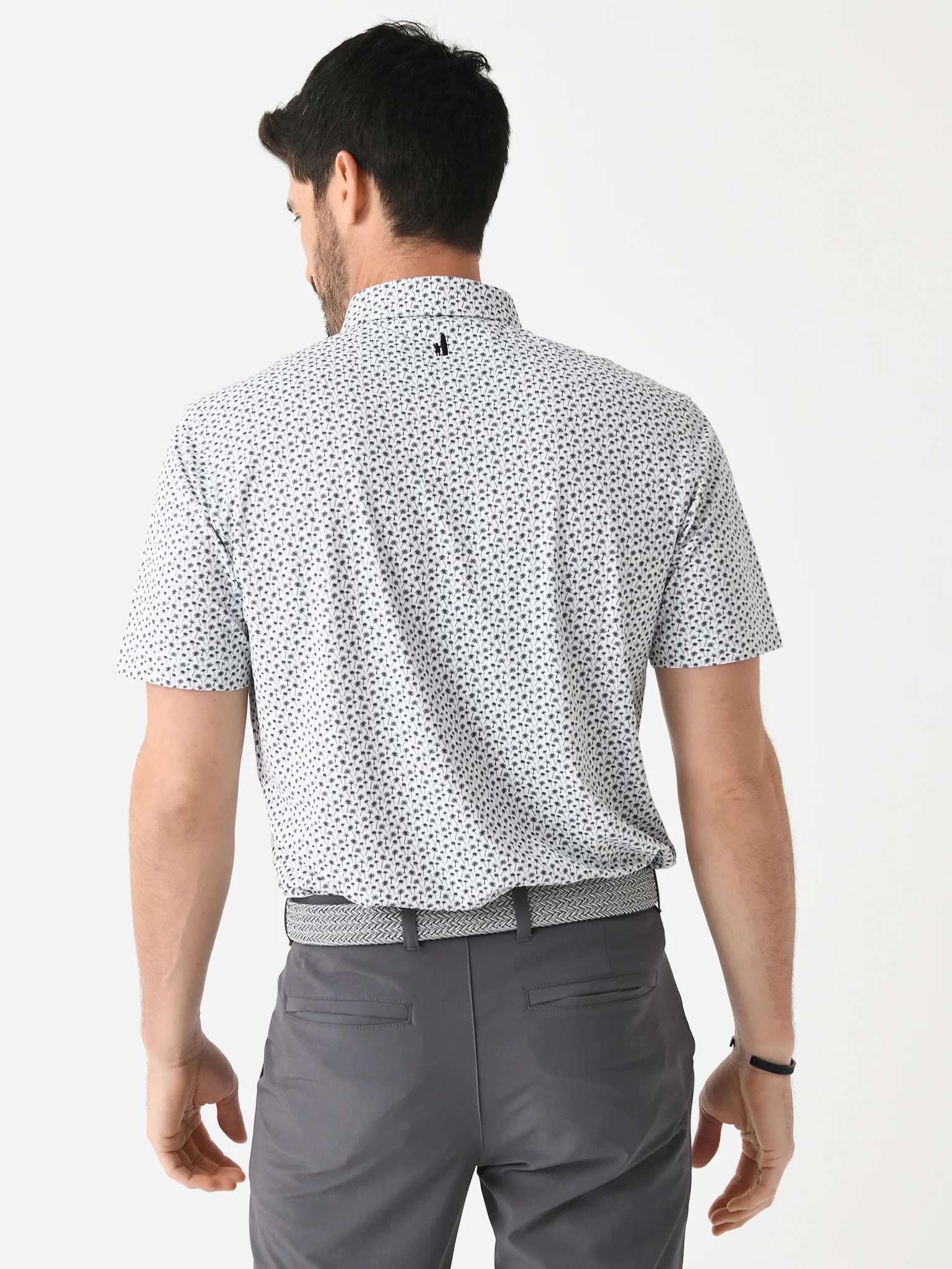 Johnnie-O Men's Kailua Printed Mesh Performance Polo - Image 4