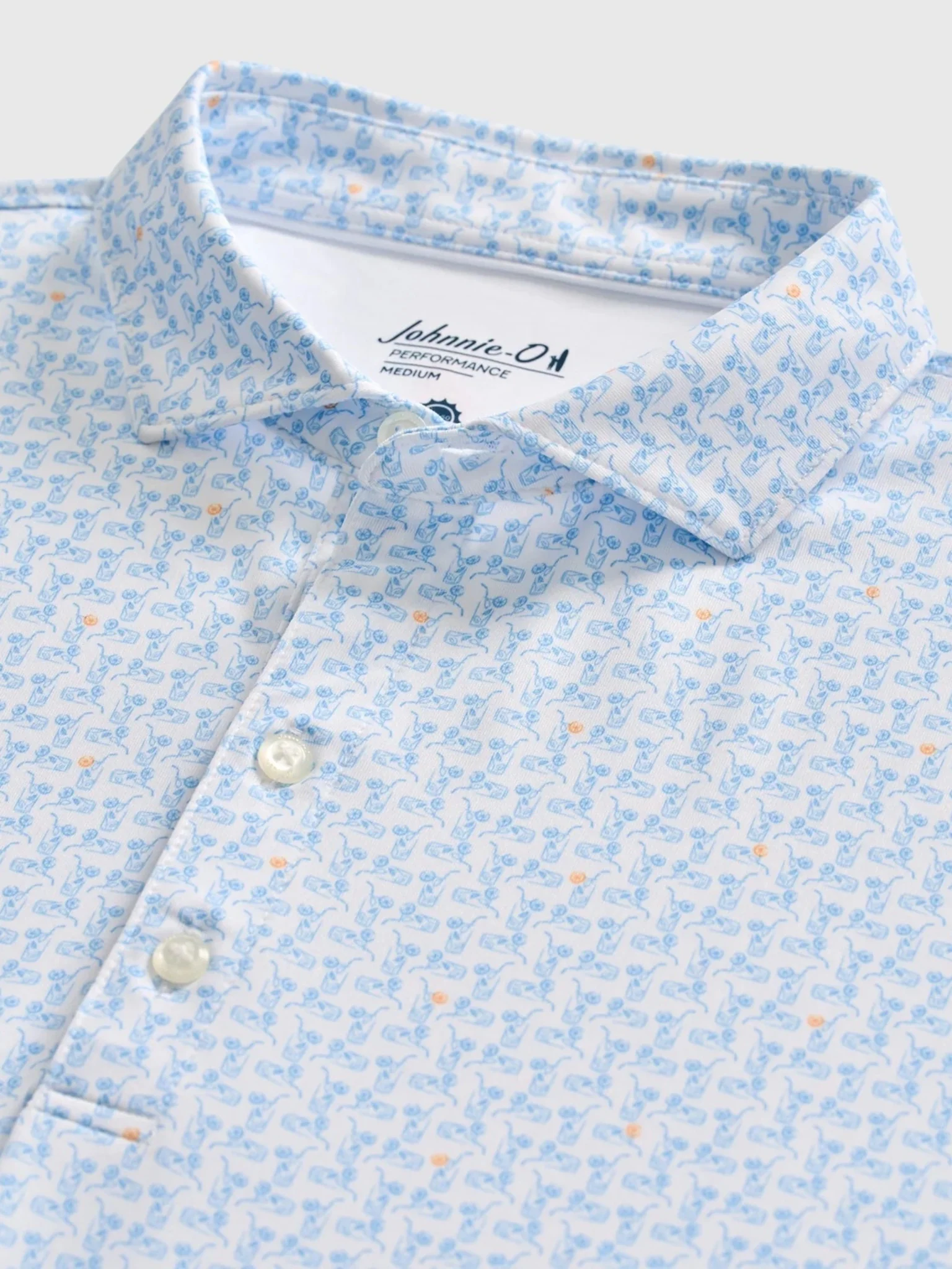 Johnnie-O Men's Minty Performance Jersey Polo - Image 2