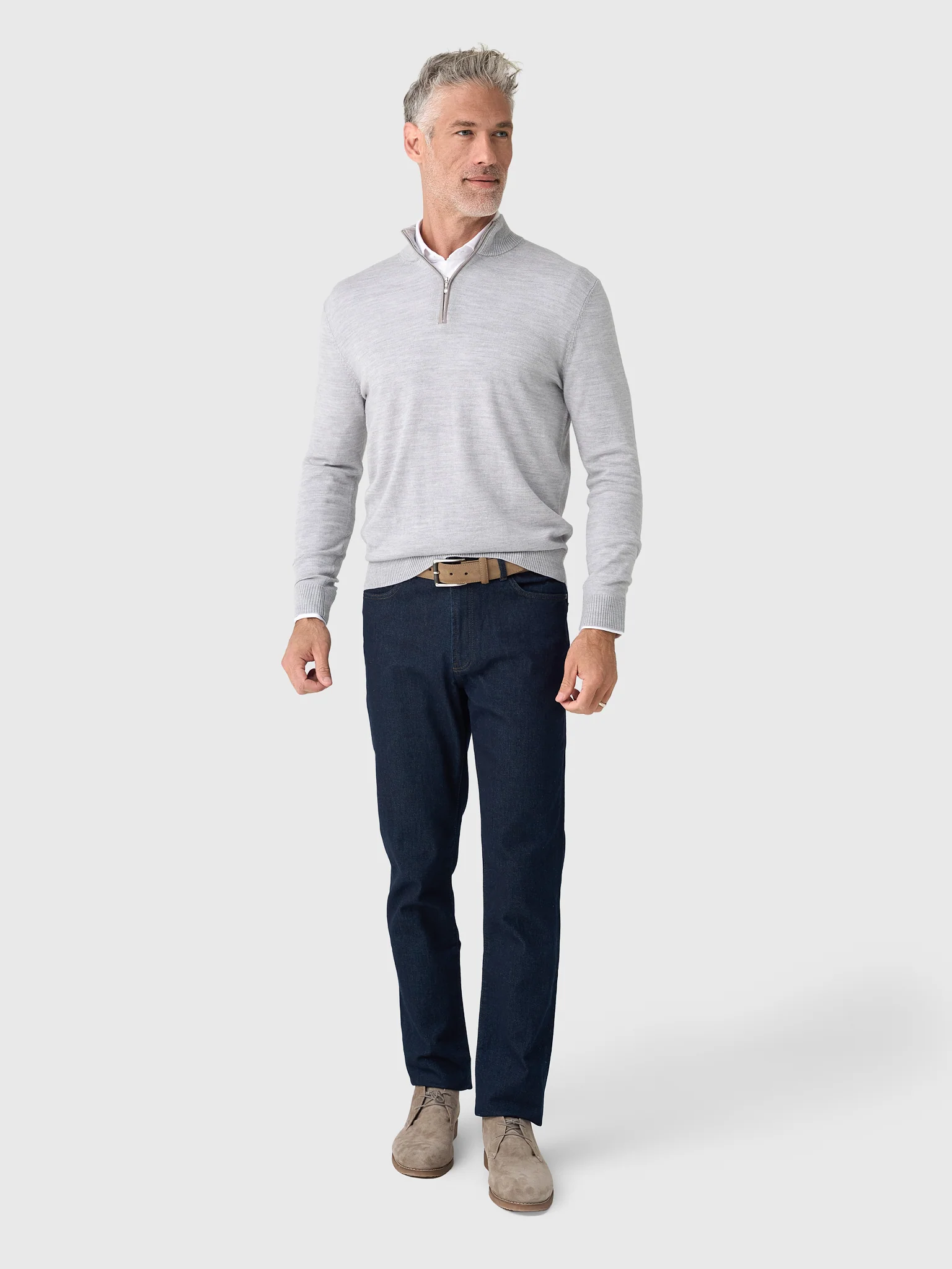 Johnnie-O Men's Raynor Merino Quarter-Zip Sweater - Image 11