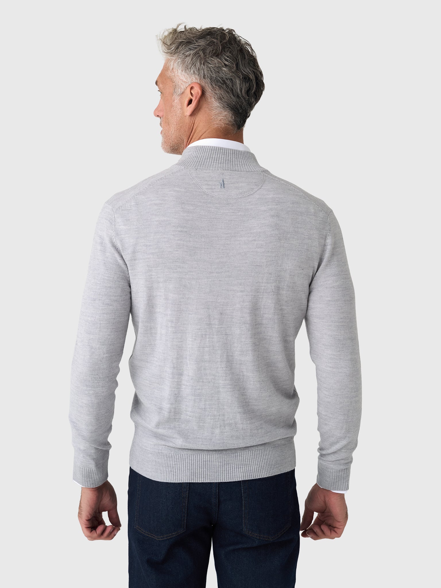 Johnnie-O Men's Raynor Merino Quarter-Zip Sweater - Image 12