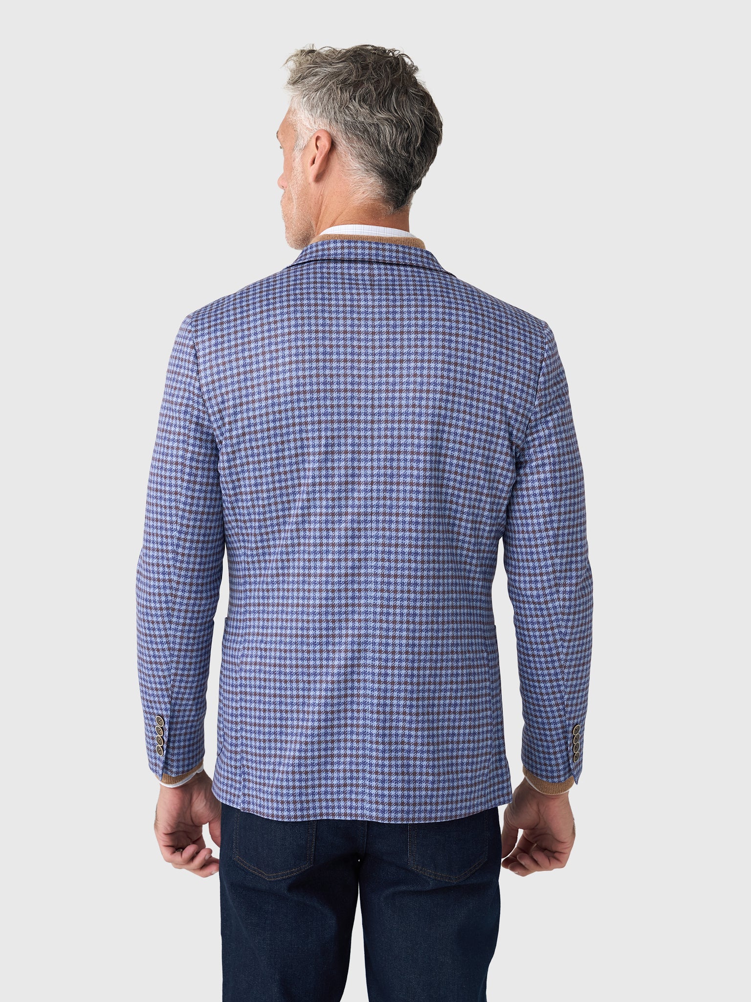 Johnnie-O Men's Thayer Top Shelf Houndstooth Knit Sport Coat - Image 3