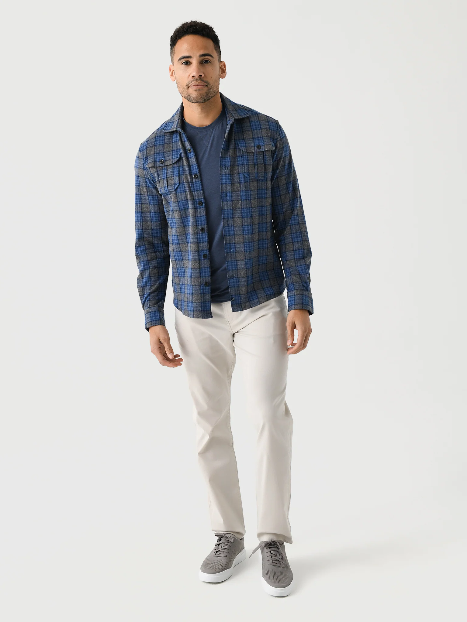Johnnie-O Men's Waites Stretch Flannel Lodge Shirt - Image 2