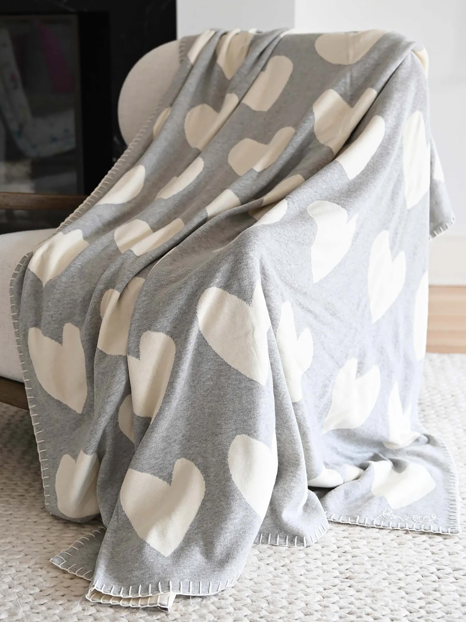 Kerri Rosenthal Imperfect Heart Blanket